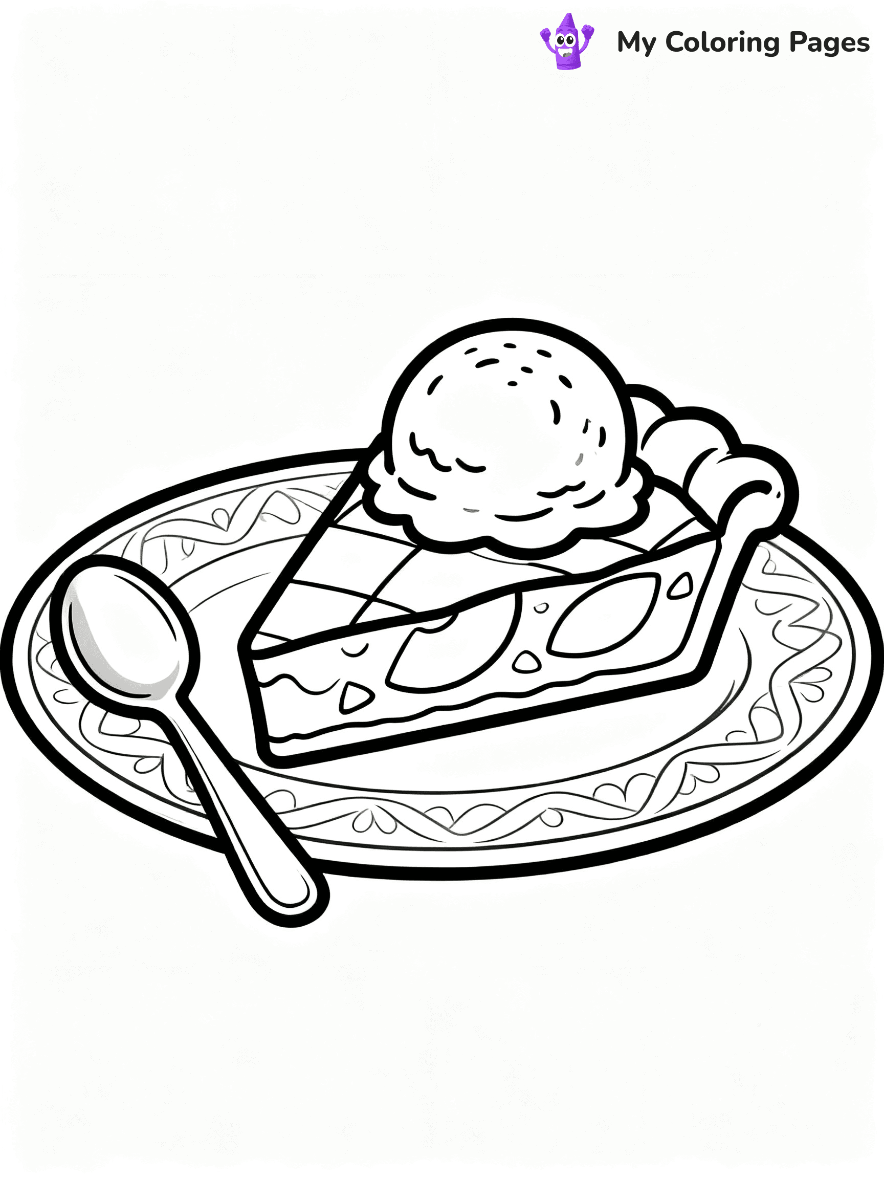 Pie Coloring Pages - 39