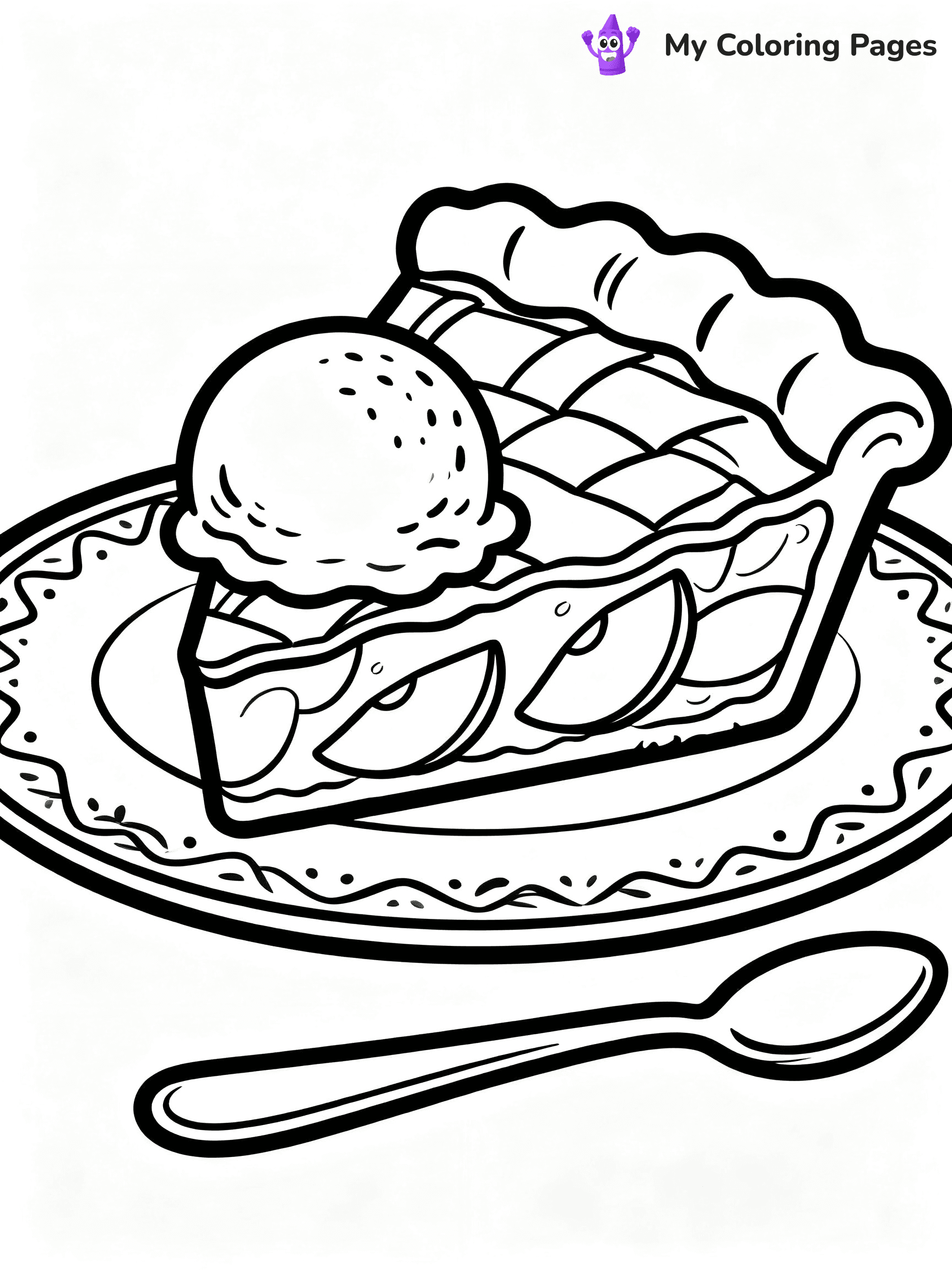 Pie Coloring Pages - 38