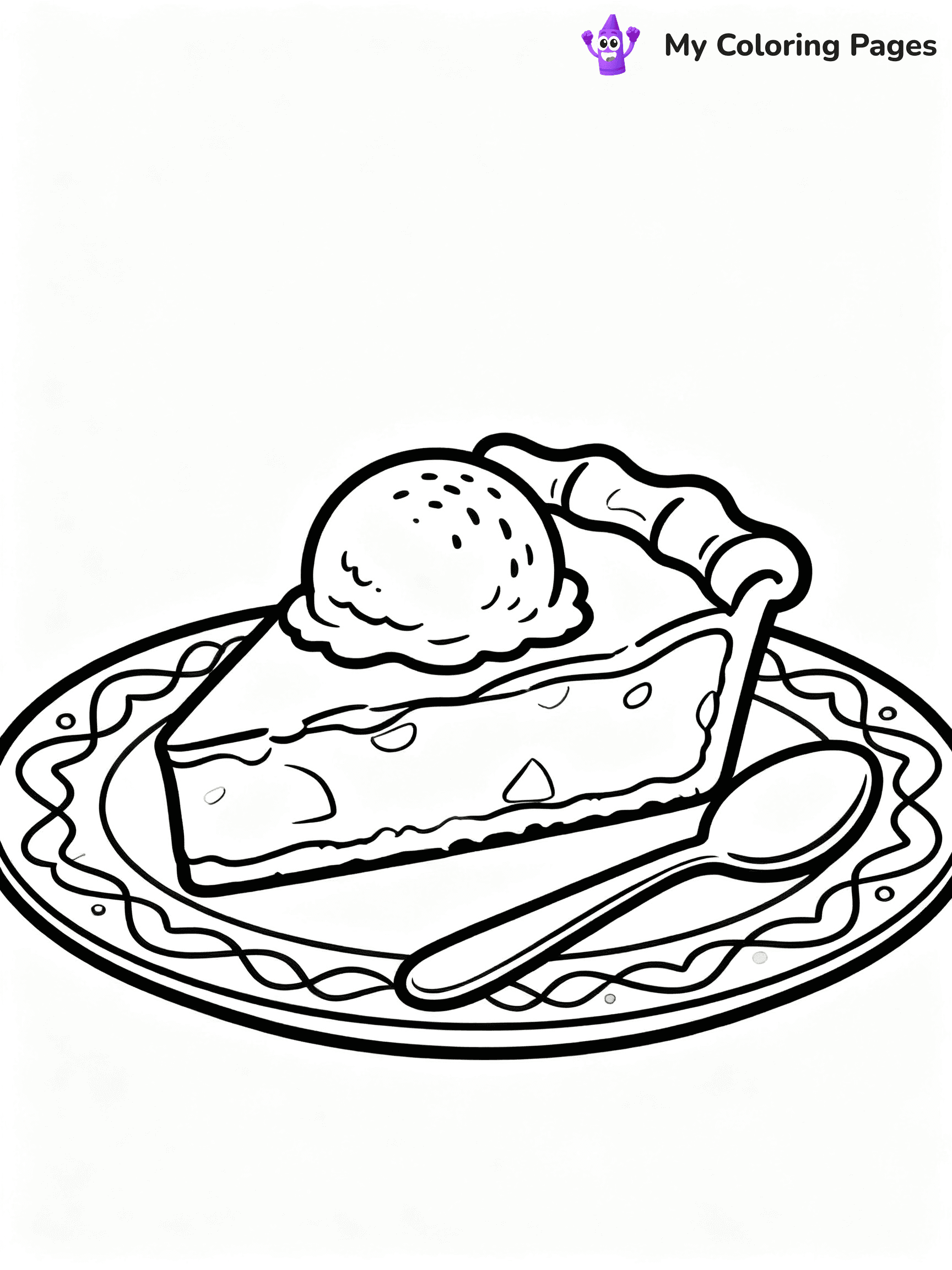 Pie Coloring Pages - 36