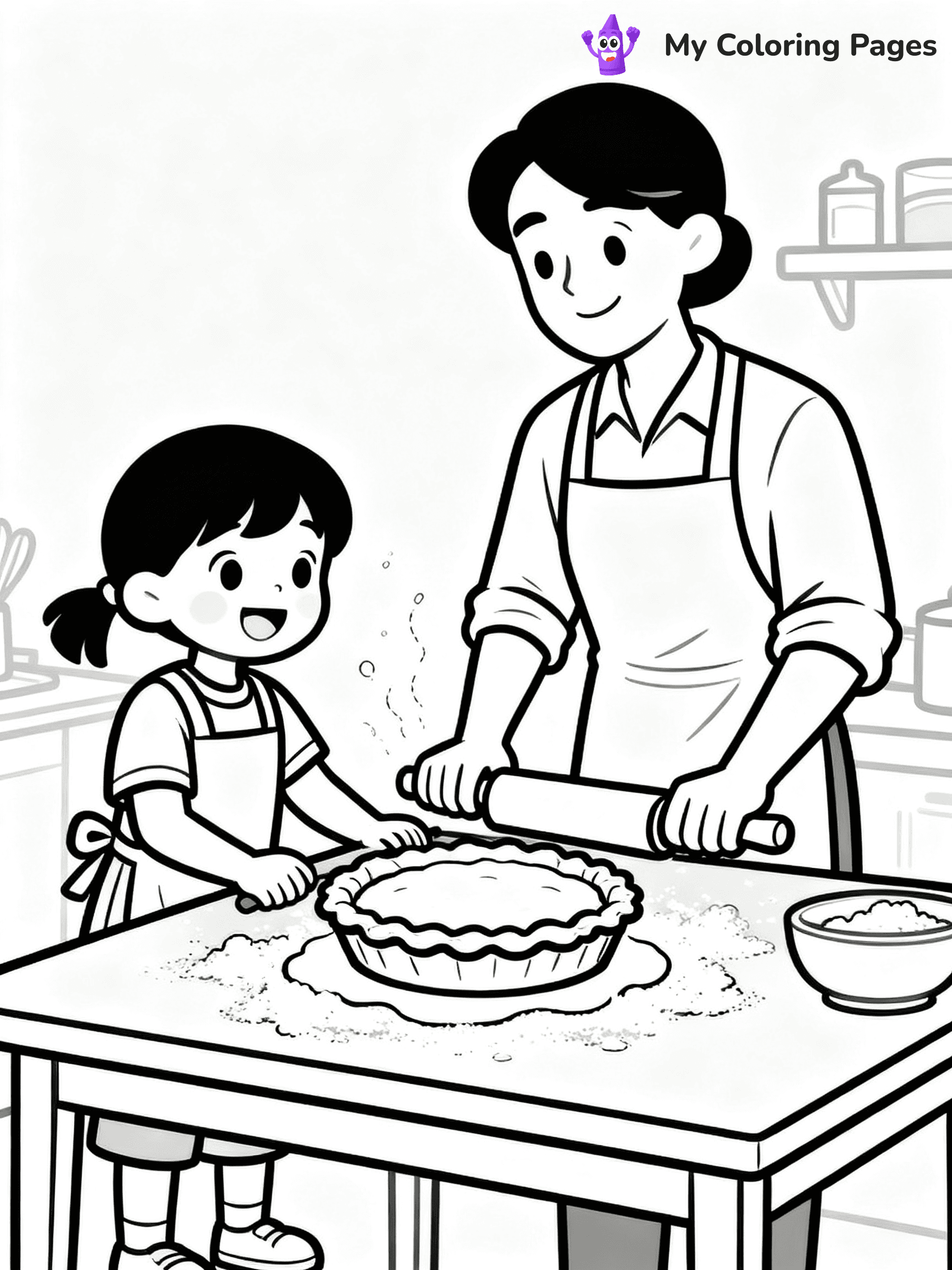 Pie Coloring Pages - 35