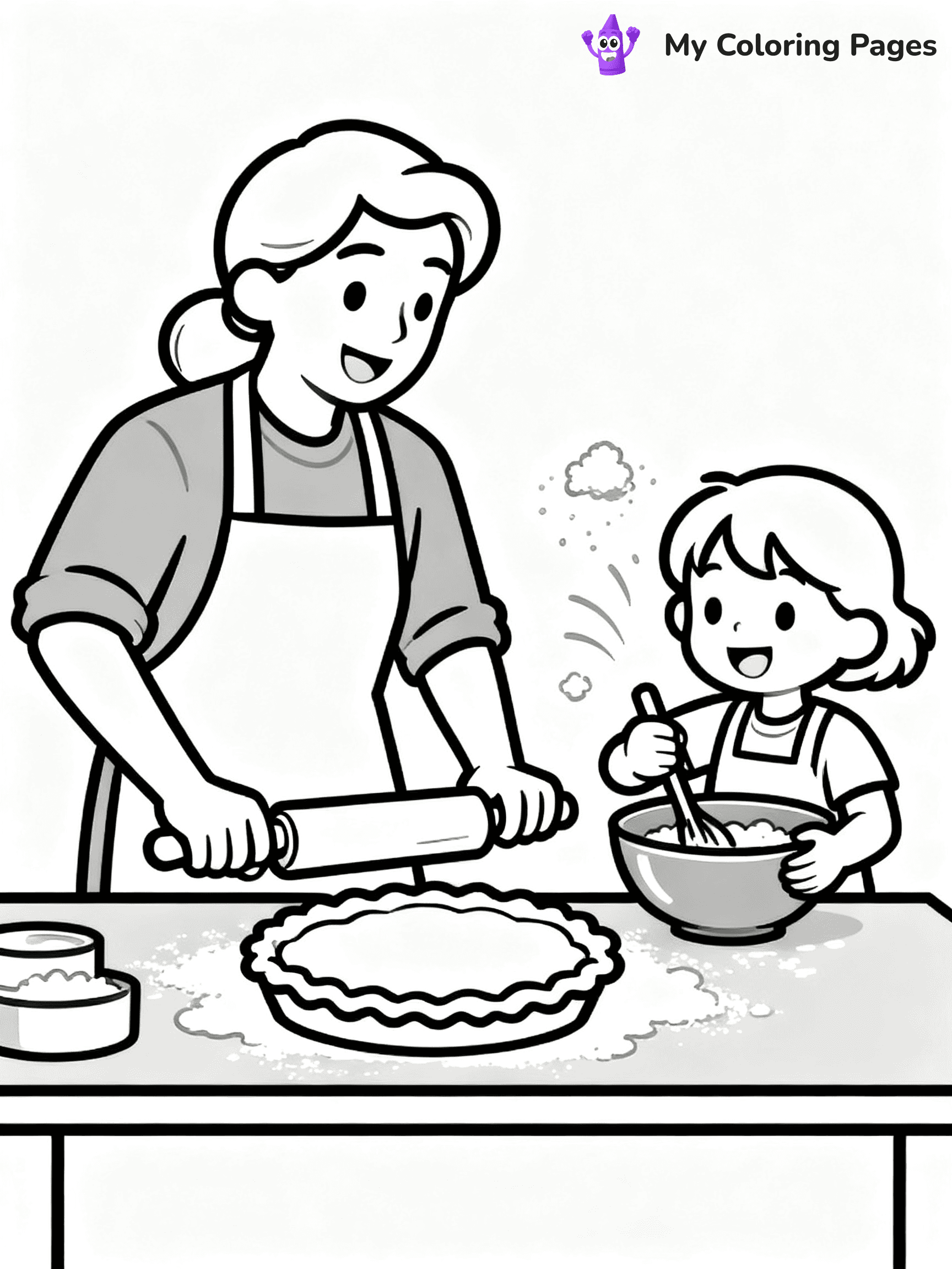 Pie Coloring Pages - 31