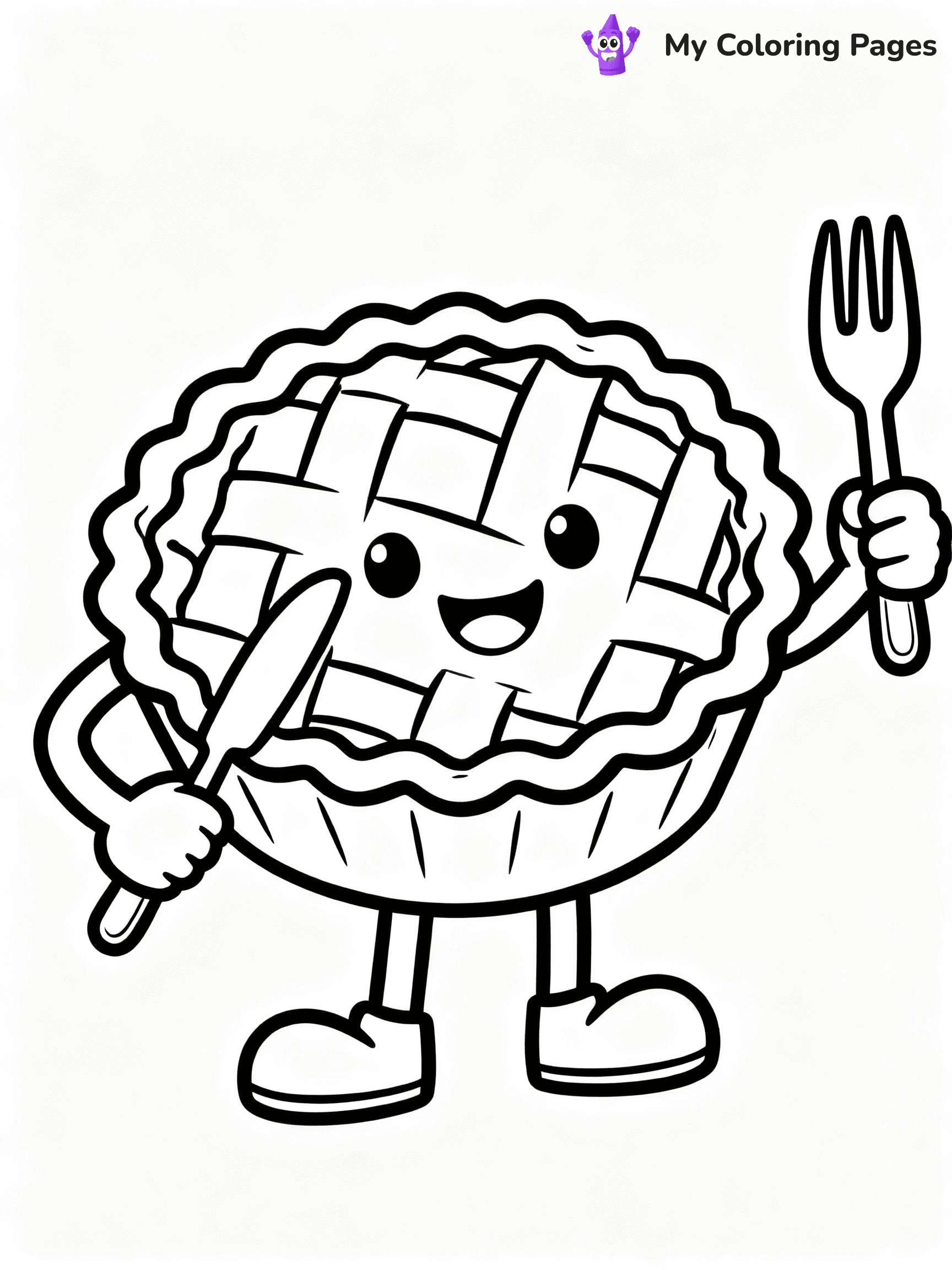 Pie Coloring Pages - 14