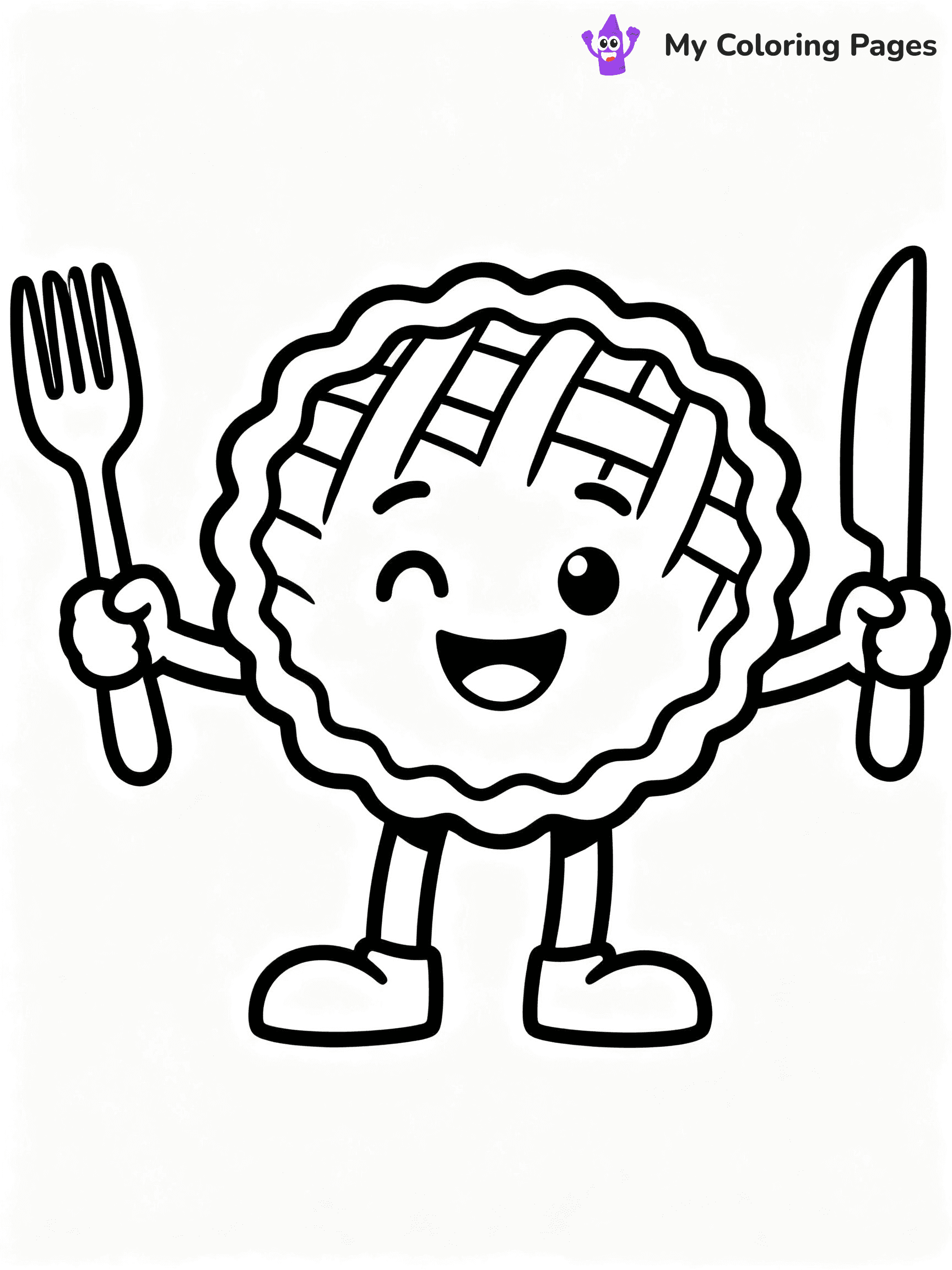 Pie Coloring Pages - 13