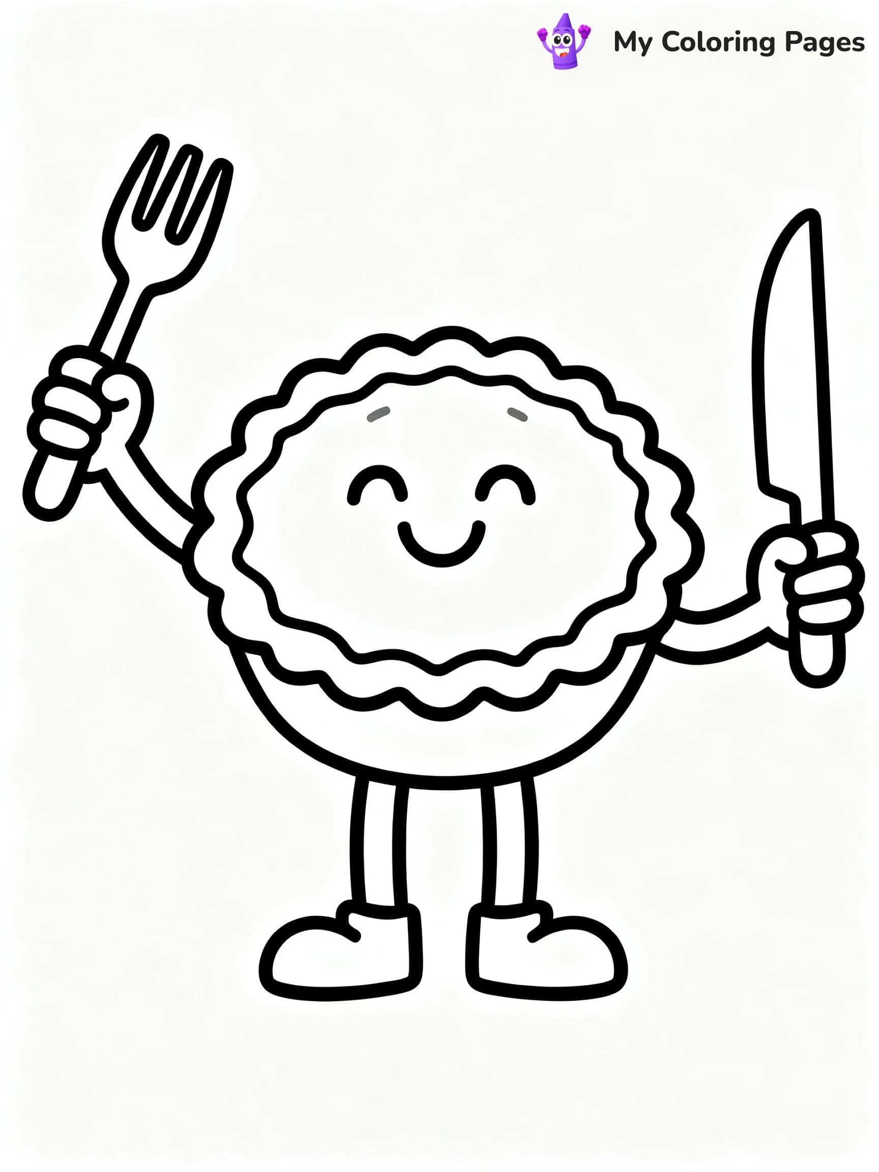 Pie Coloring Pages - 11