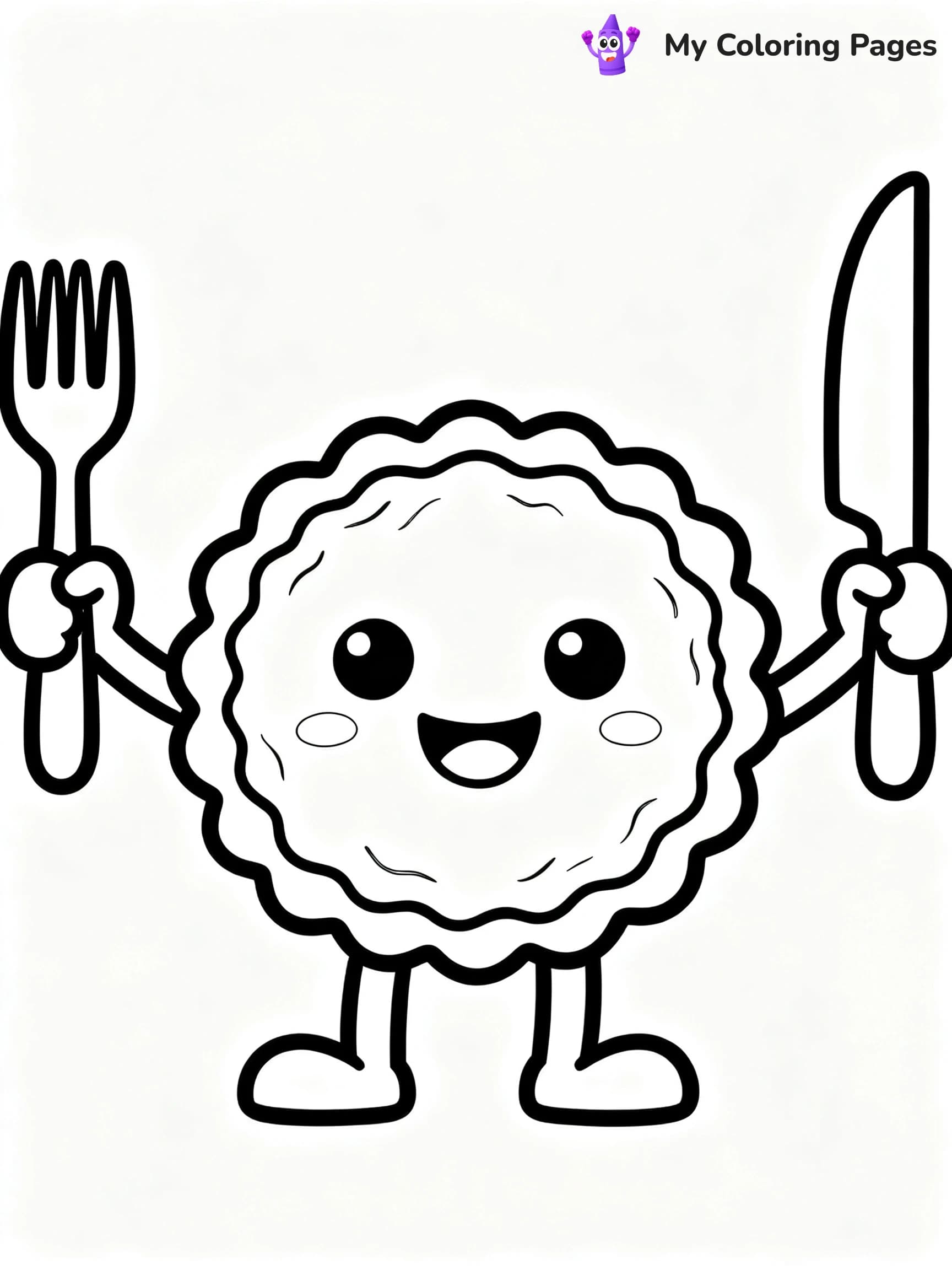 Pie Coloring Pages - 10