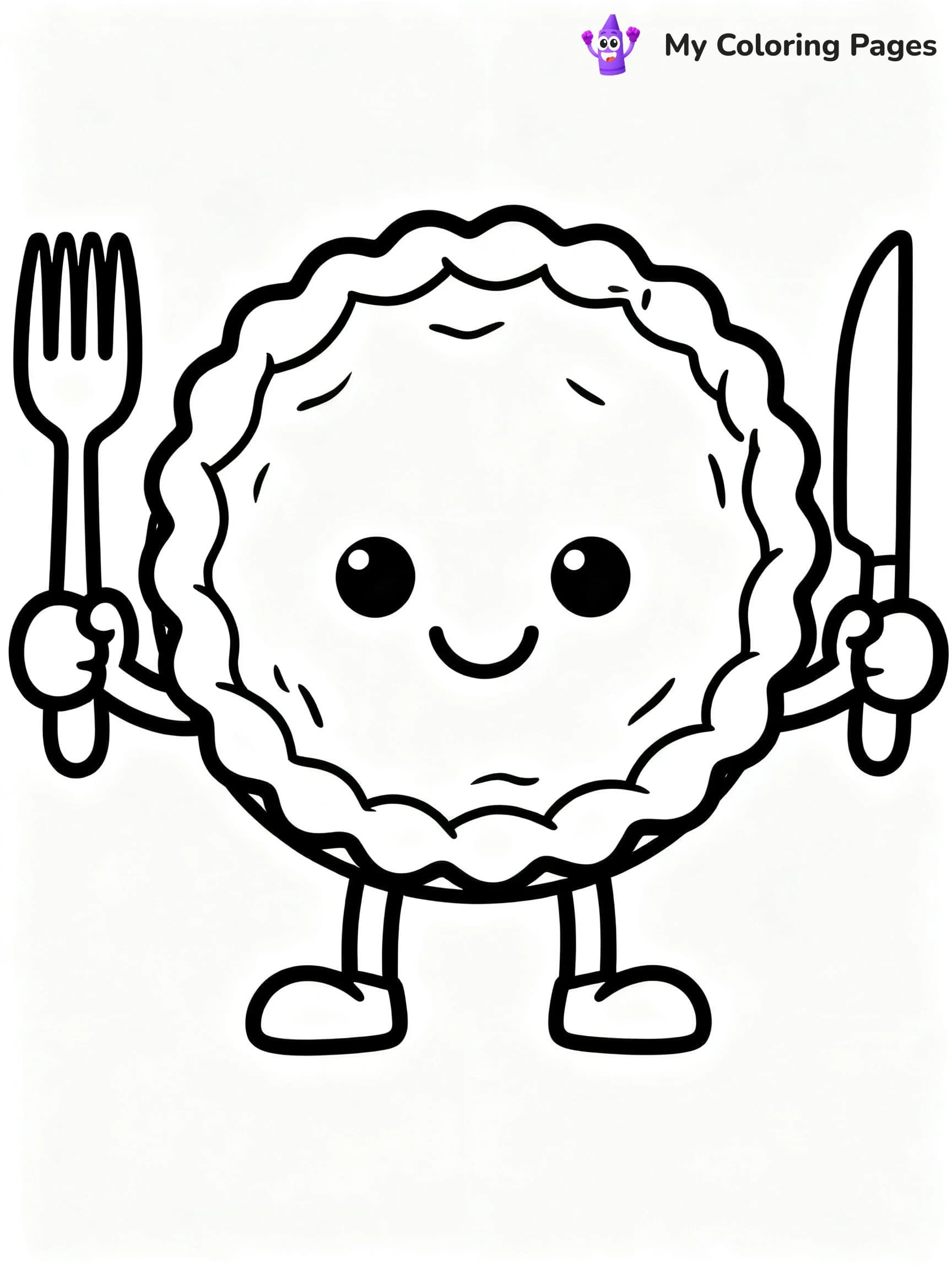 Pie Coloring Pages - 9