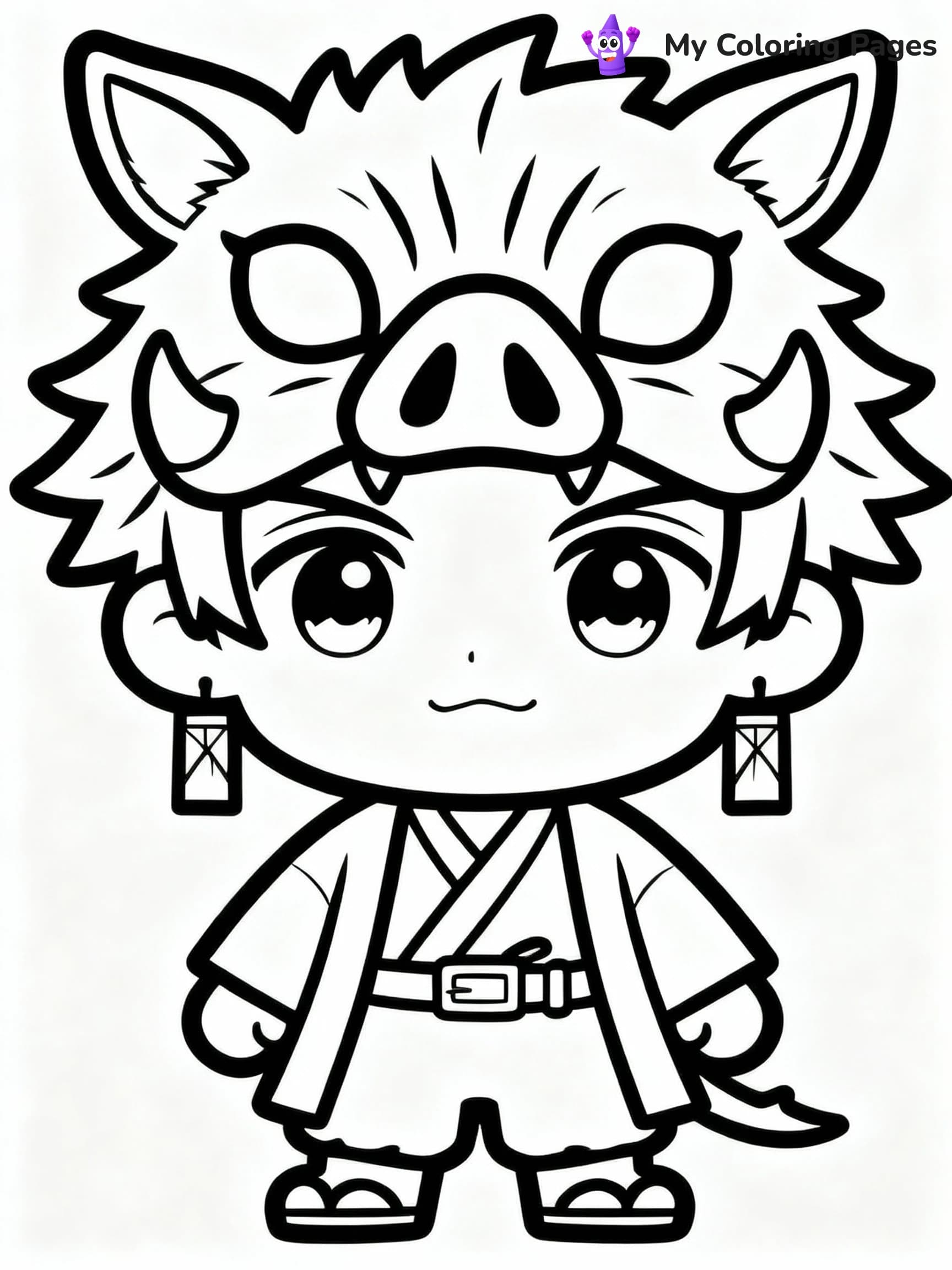 Nezuko Coloring Pages - 16