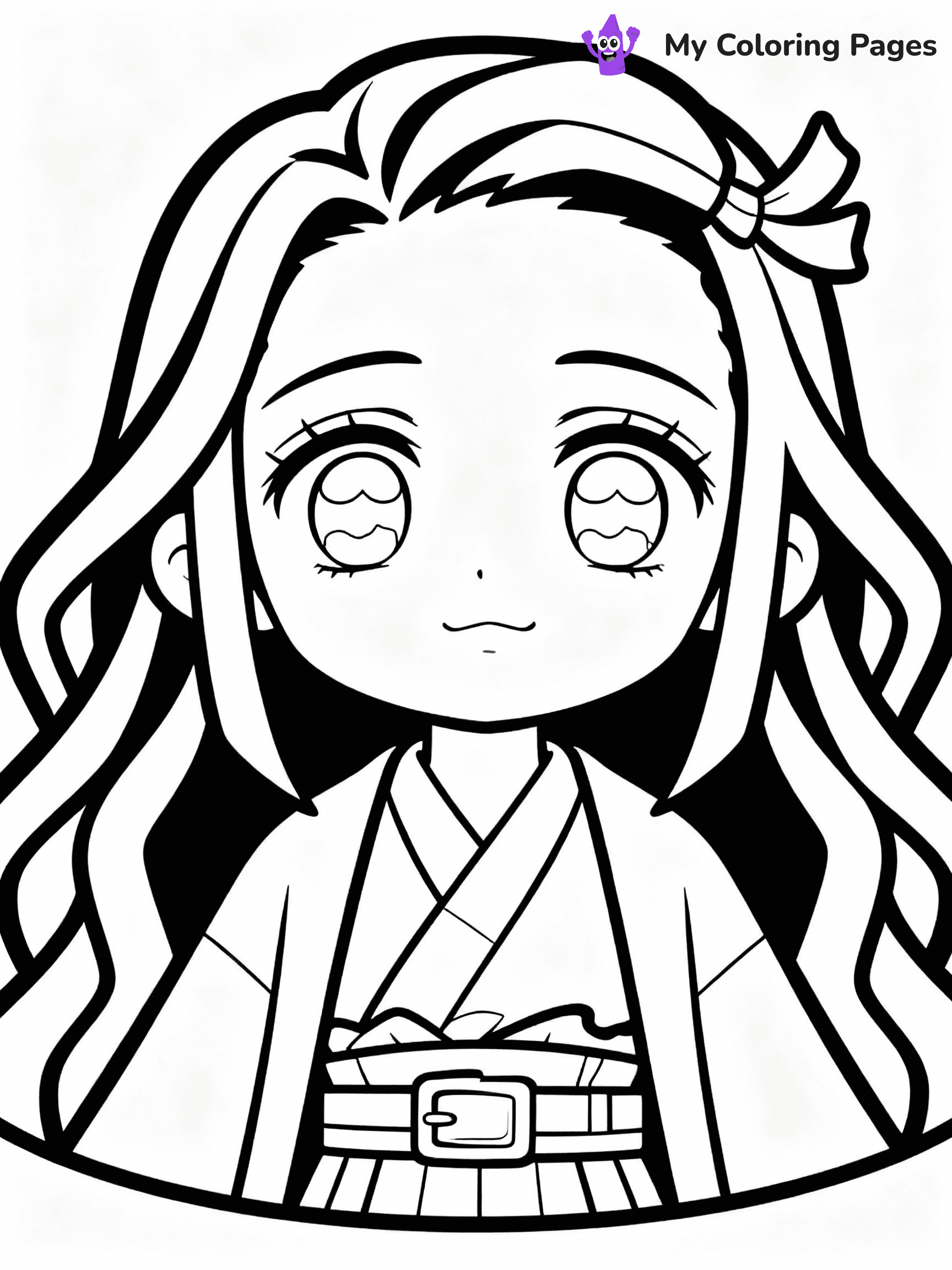 Nezuko Coloring Pages - 5