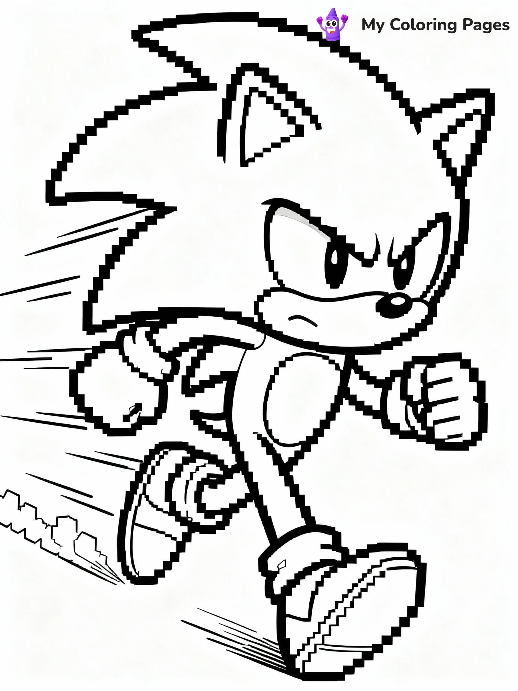 Sonic Exe Coloring Pages - 12