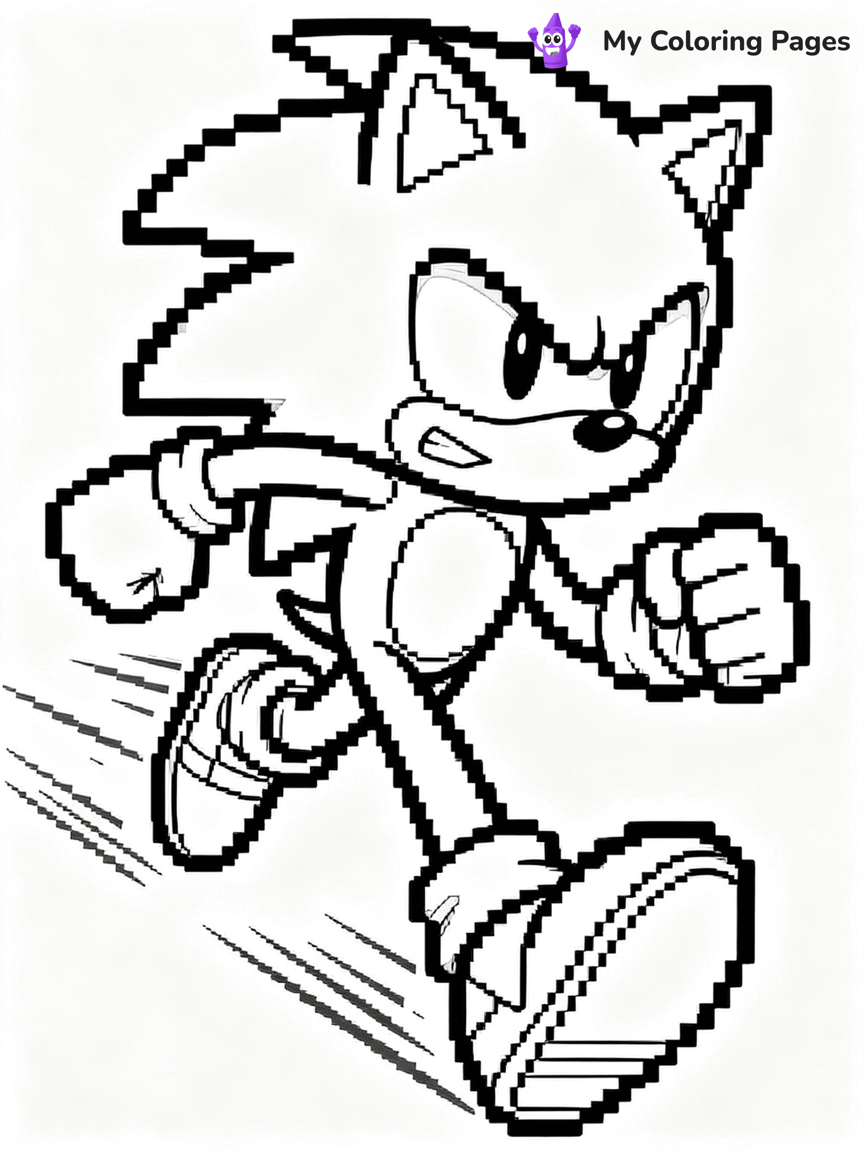 Sonic Exe Coloring Pages - 9