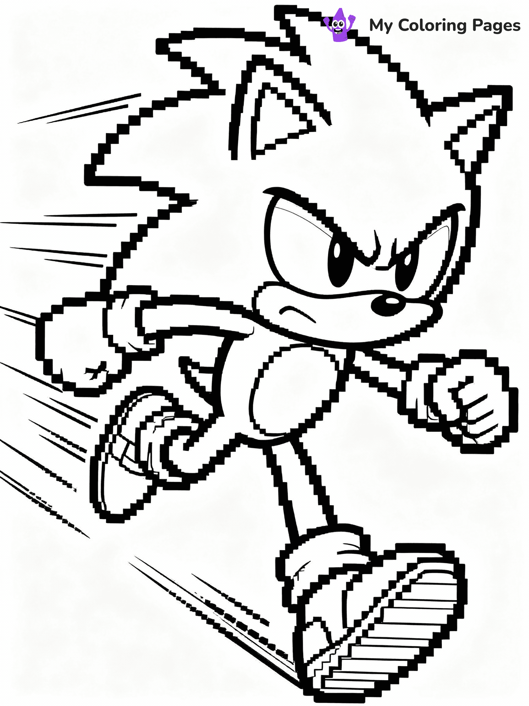 Sonic Exe Coloring Pages - 8