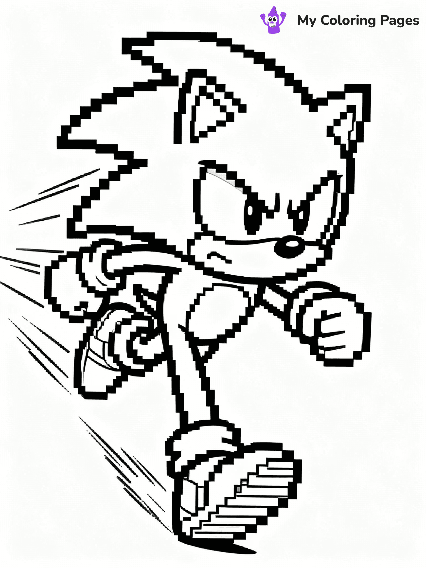 Sonic Exe Coloring Pages - 7