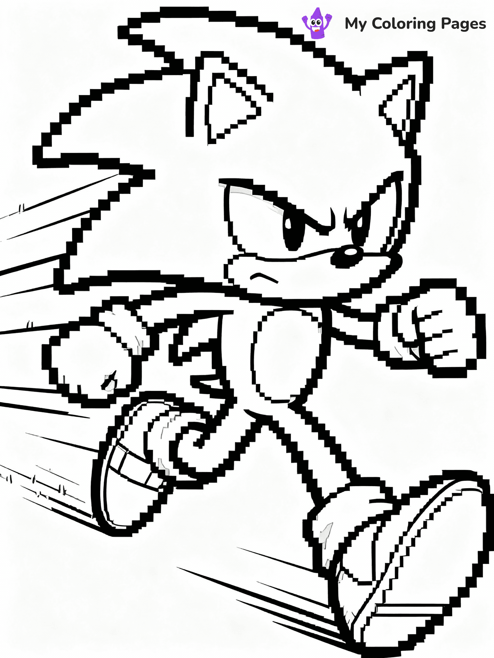 Sonic Exe Coloring Pages - 4