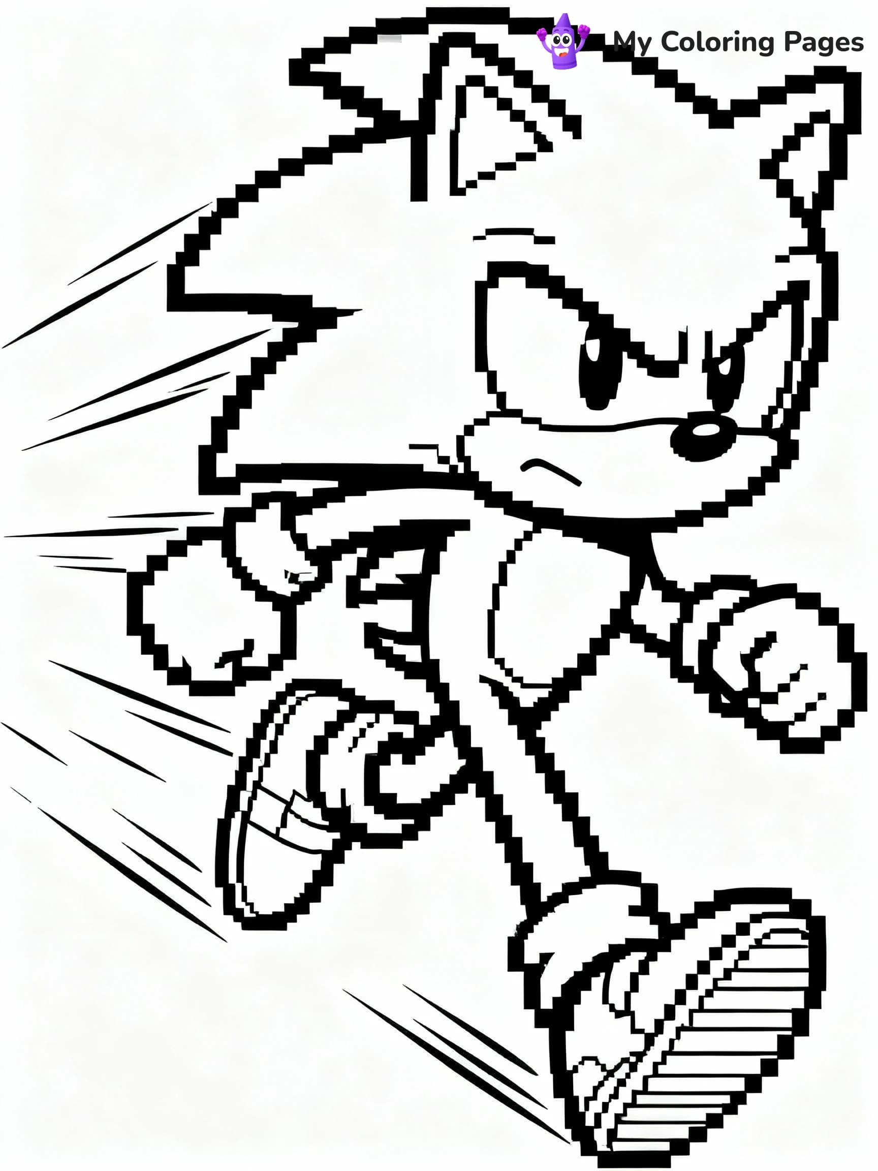 Sonic Exe Coloring Pages - 1