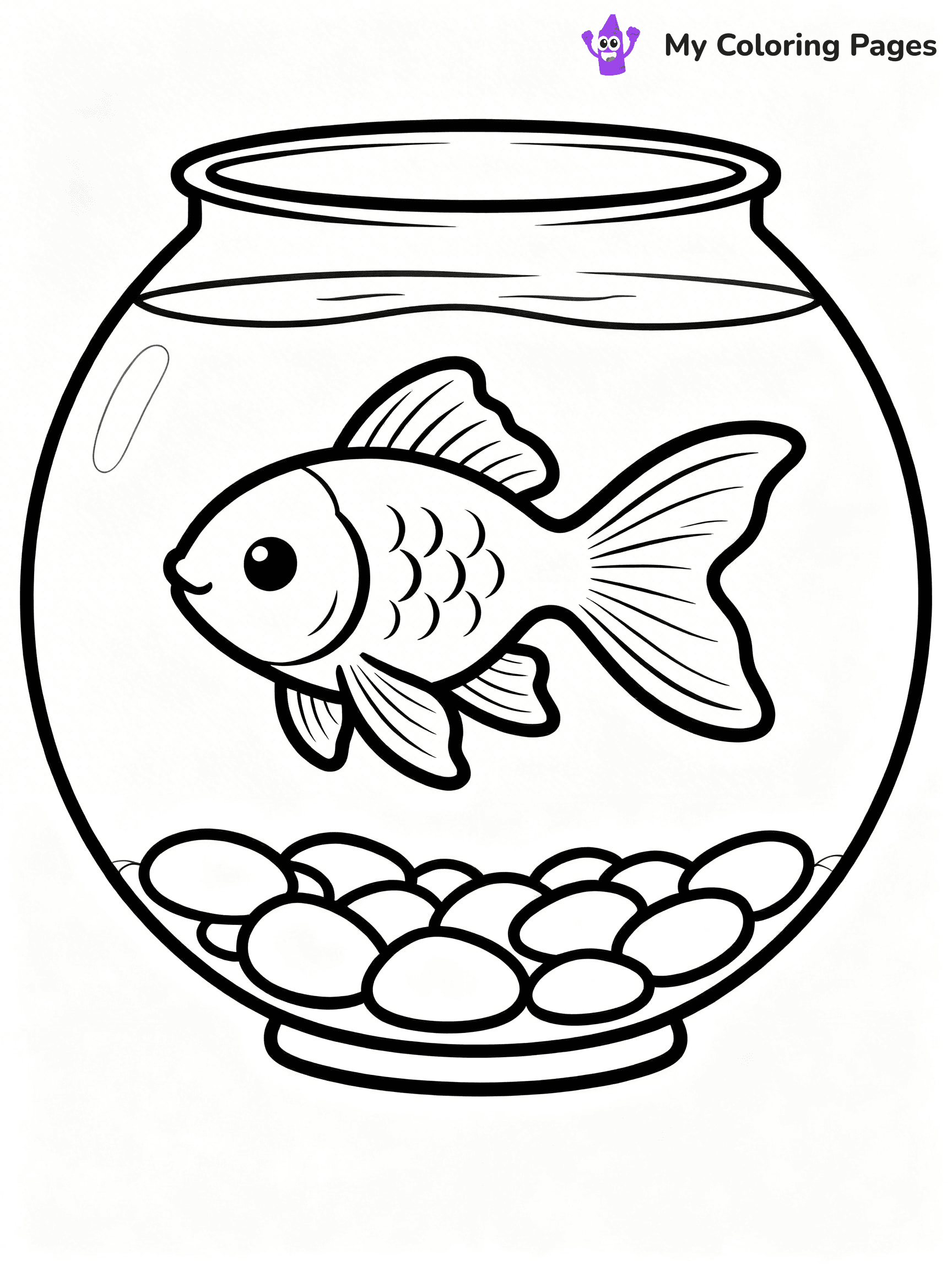 Goldfish Coloring Pages - 29