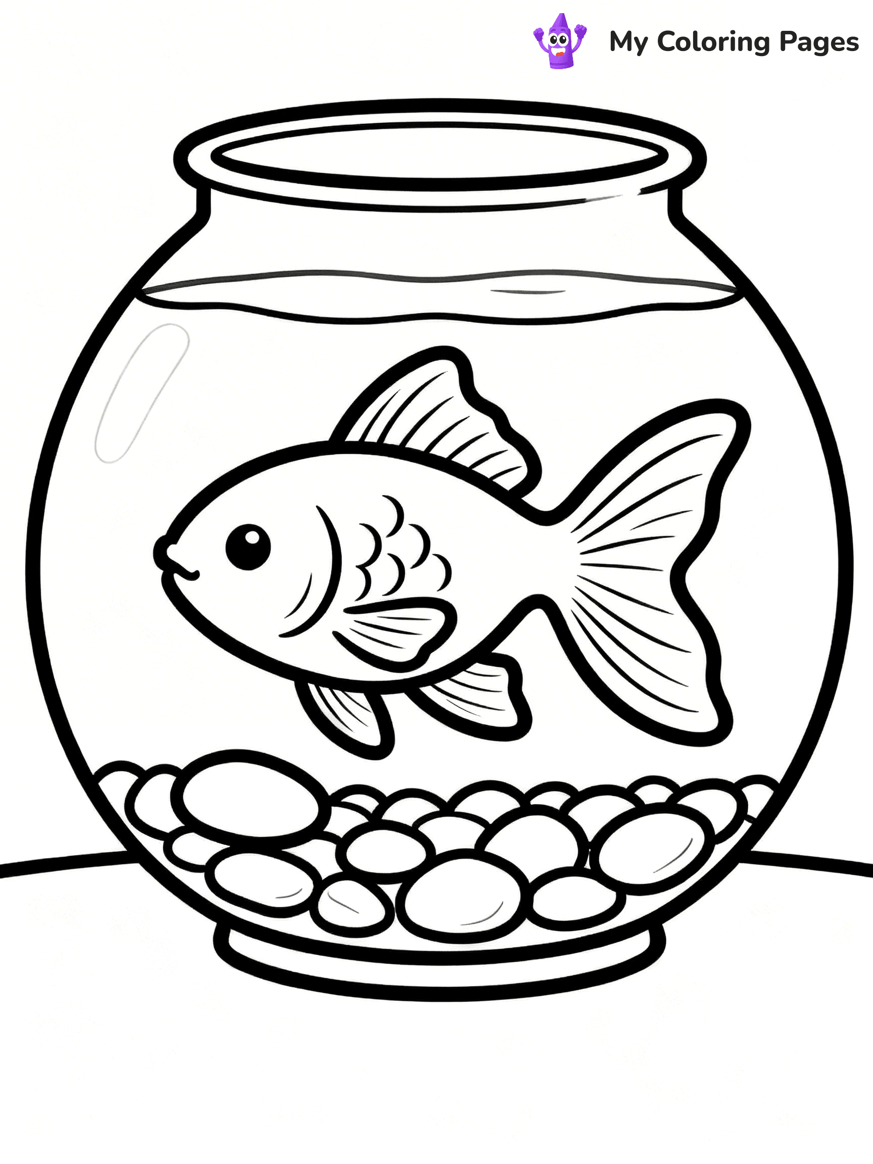 Goldfish Coloring Pages - 28