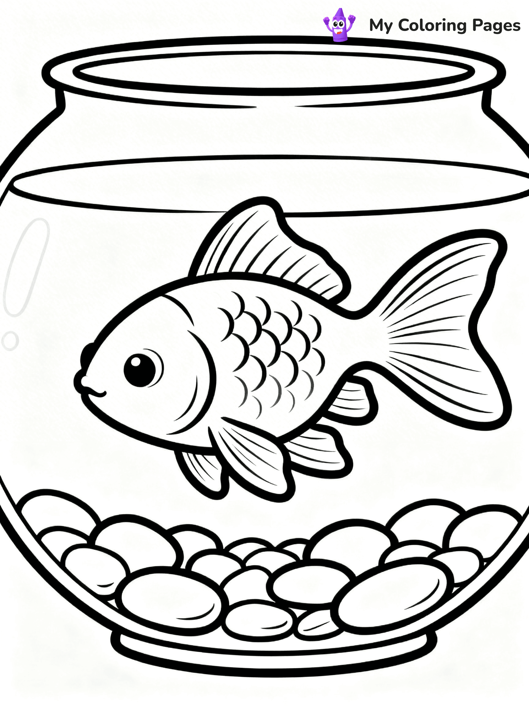 Goldfish Coloring Pages - 26