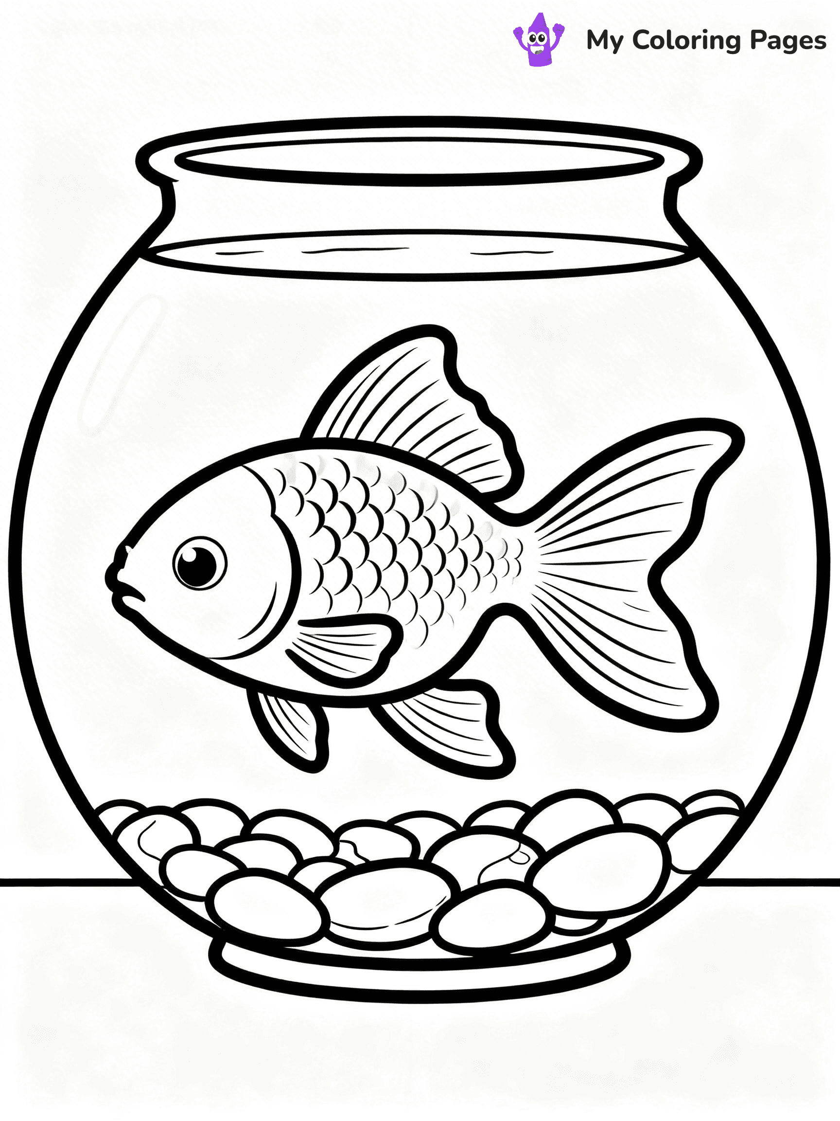 Goldfish Coloring Pages - 25