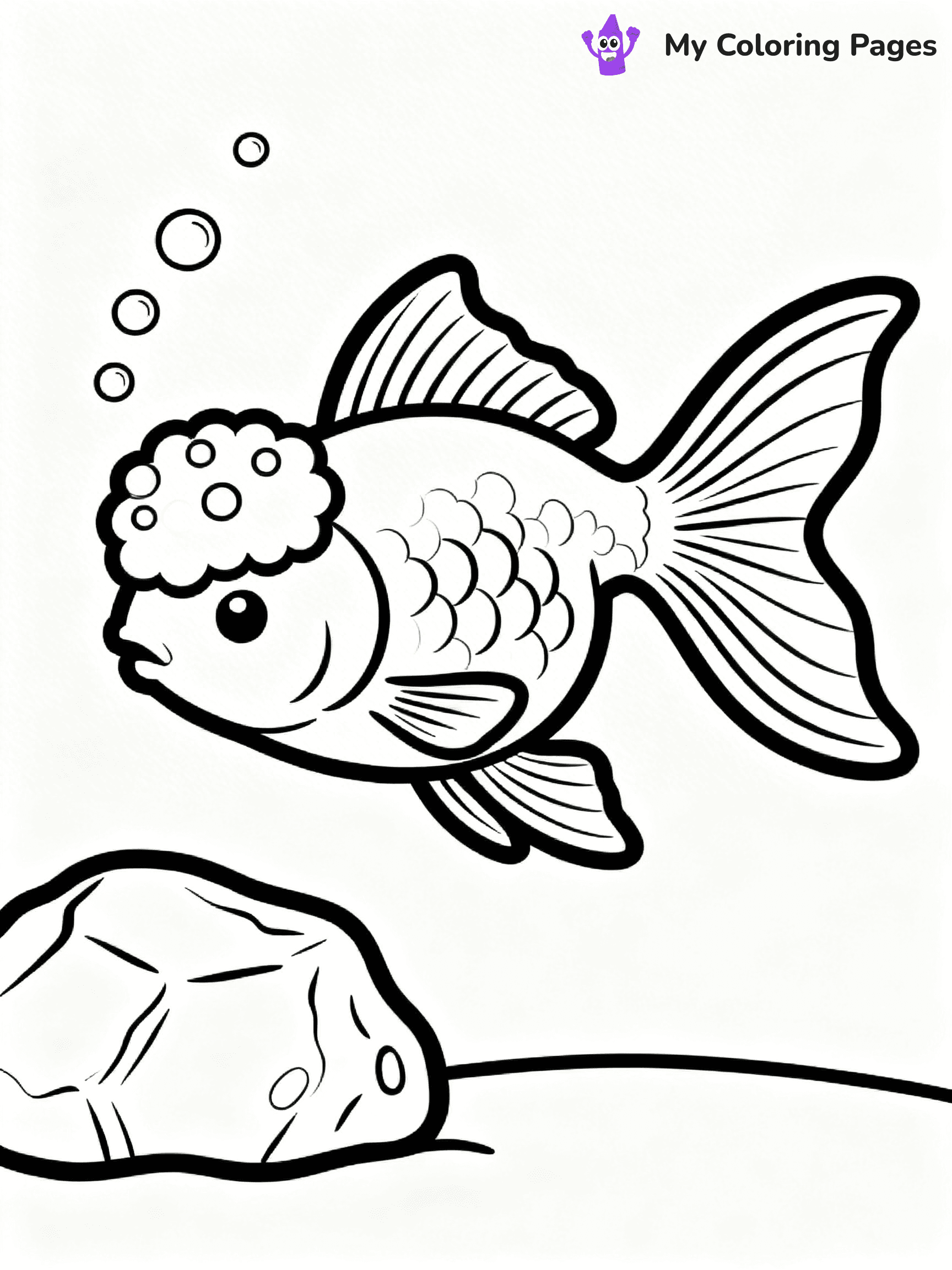 Goldfish Coloring Pages - 16