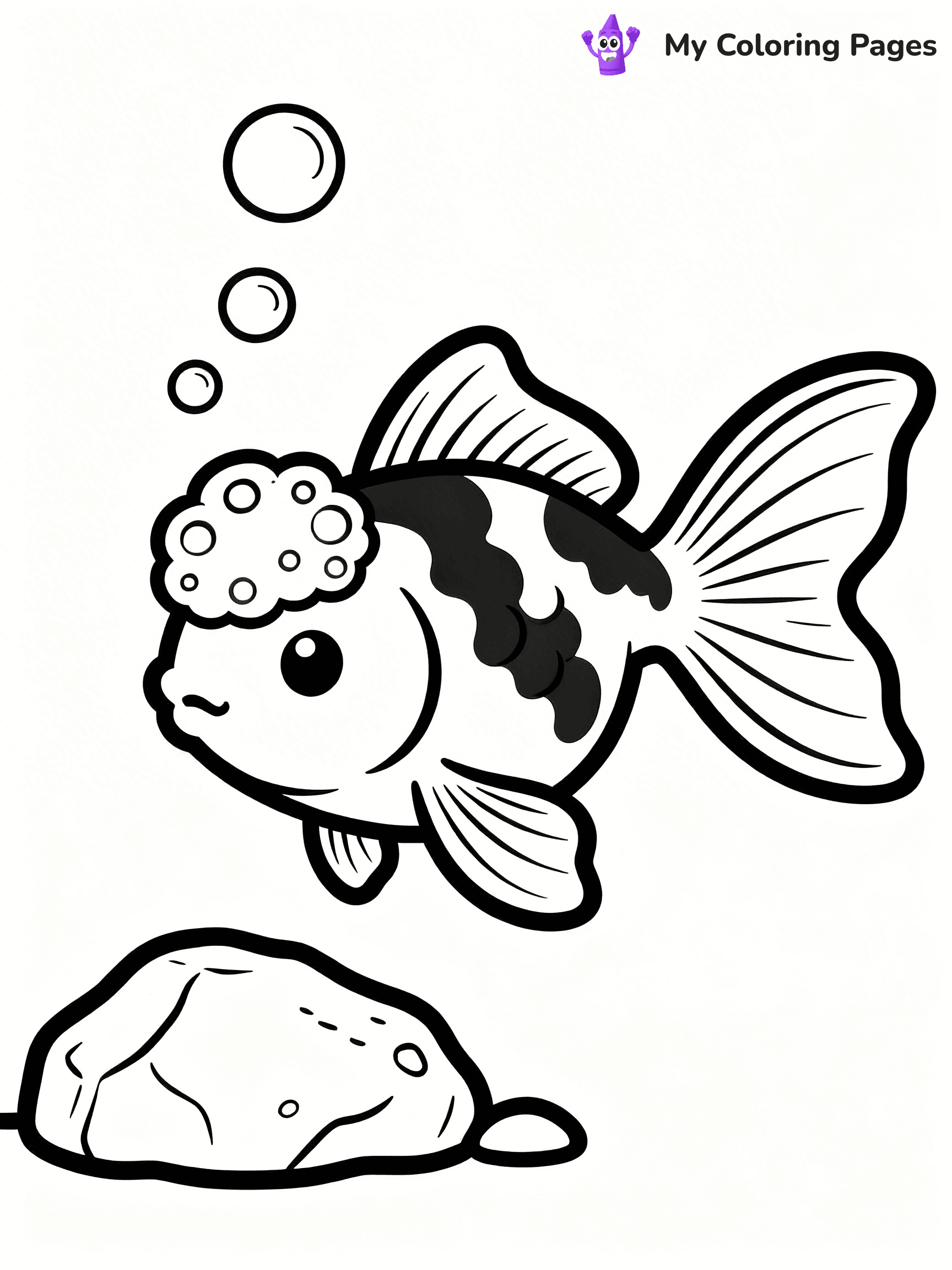 Goldfish Coloring Pages - 15