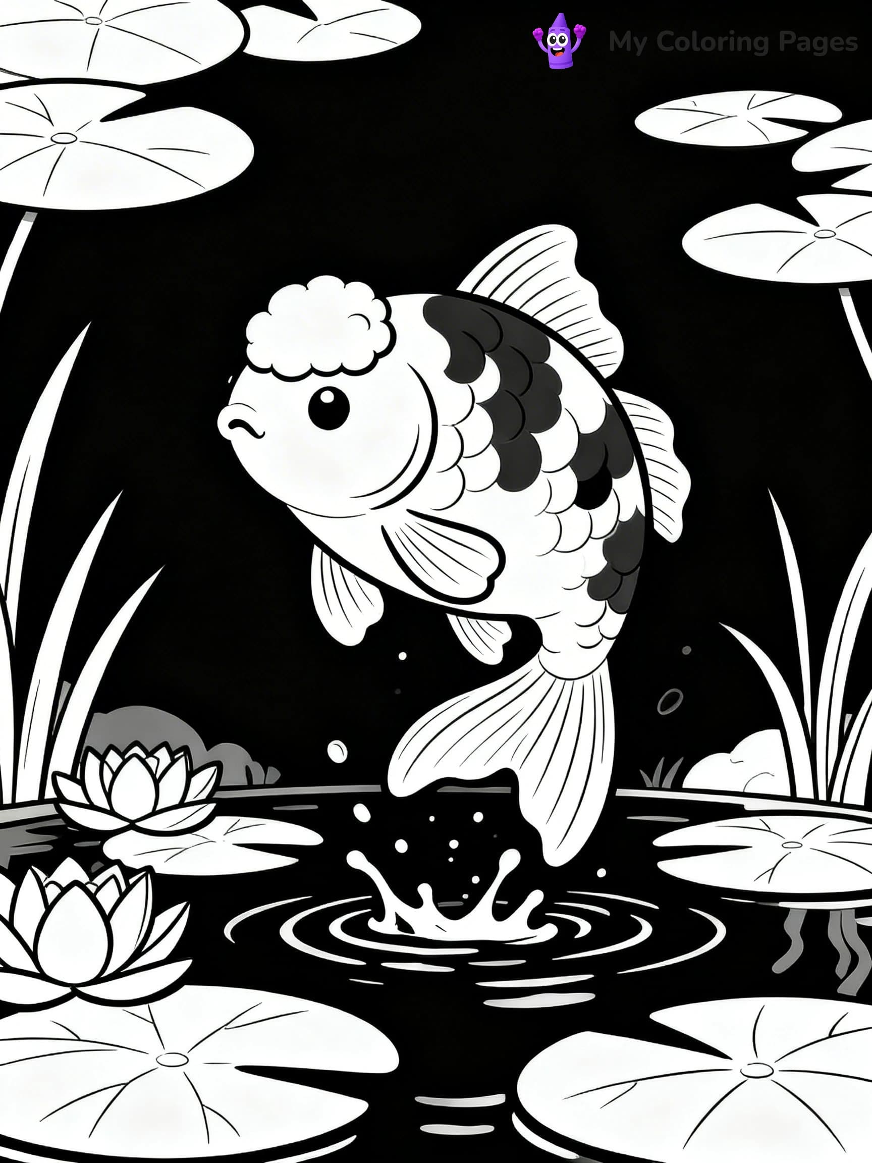 Goldfish Coloring Pages - 11