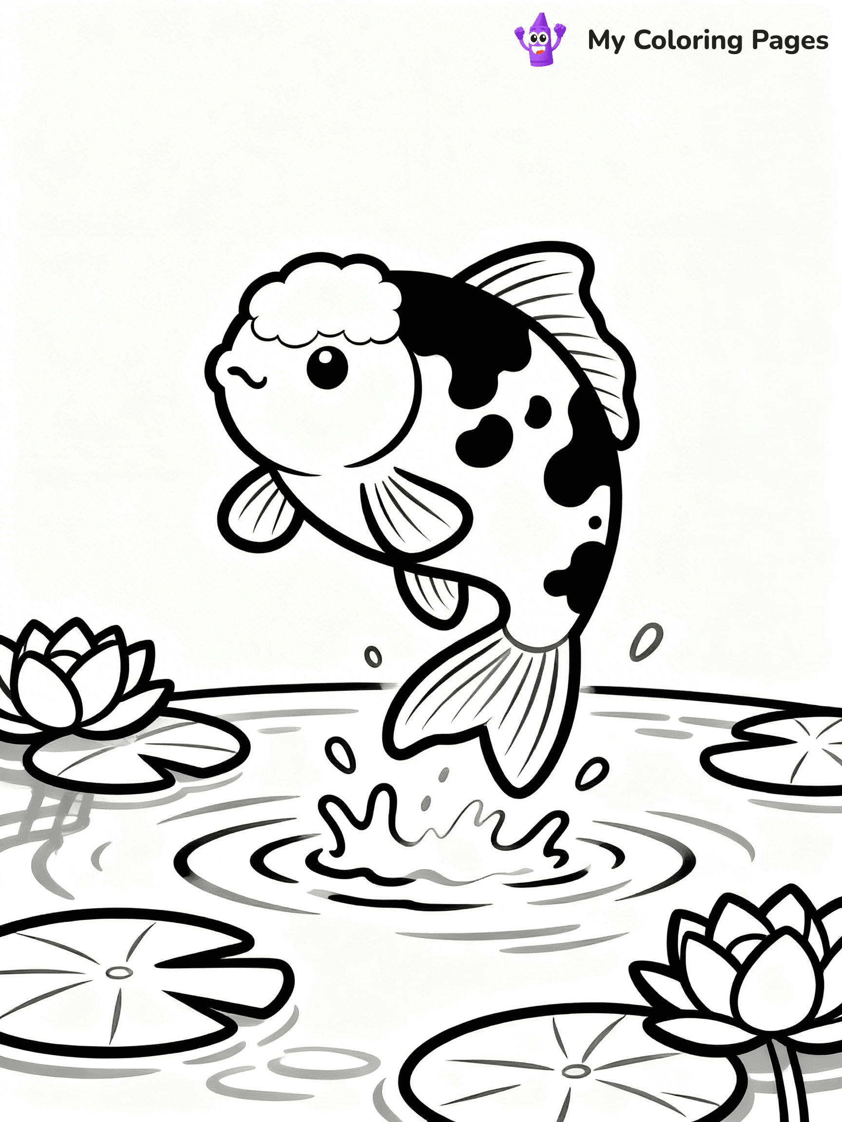 Goldfish Coloring Pages - 10