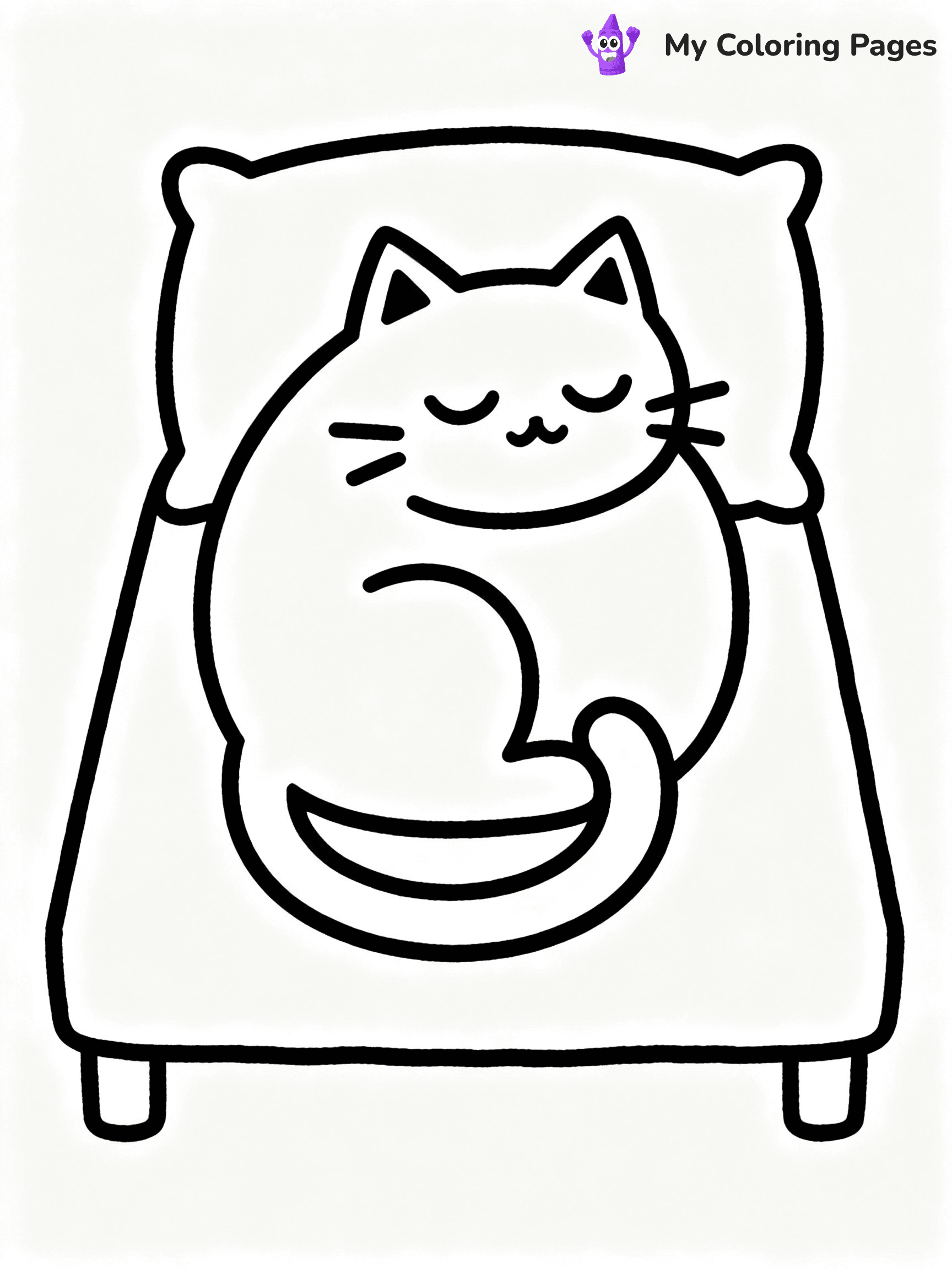 ⚠️ CRITICAL REQUIREMENT - ABSOLUTE BLACK AND WHITE ONLY ⚠️
This MUST be a BLACK AND WHITE line drawing ONLY. NO COLORS whatsoever.
- ONLY pure black lines (#000000) on pure white background (#FFFFFF)
- ABSOLUTELY NO colors, NO shading, NO gradients, NO grayscale
- If there are ANY colors in the output, the image is REJECTED
- This is a COLORING PAGE - meant to be COLORED IN by children
- The output must be UNCOLORED line art ready for coloring
⚠️ SUBJECT TO DRAW: Catnap cartoon
(REMEMBER: Output must be BLACK AND WHITE line art only, NOT colored!)
# COLORING PAGE: BLACK OUTLINES ONLY - WHITE BACKGROUND MANDATORY
Create a **coloring book page** using EXACTLY two values: black lines, white space.
## NON-NEGOTIABLE BINARY RULES
- **ONLY #000000 (black) and #FFFFFF (white)** - NO other values exist
- **EVERY PIXEL = BLACK OR WHITE** - no gray/shading/antialiasing
- **WHITE BACKGROUND MANDATORY** - entire canvas stays white
- **ALL SHAPES HOLLOW** - everything is empty outlines waiting to be colored
- **FORBIDDEN:** fills, shading, gradients, patterns, textures, colors
- **NO SOLID REGIONS** - if it's not a thin line, it's wrong
## Universal Line Standards
- Black outlines ONLY - thin, uniform weight
- Every shape completely empty inside
- Closed contours suitable for coloring
- Simple flat illustration - zero depth/3D/realism
- **Style:** Whimsical Doodle Art Alley - rounded, friendly outlines (unless specified)
## Everything = Outline Only
- Characters/animals: hollow shapes
- Objects/clothing: empty contours
- Backgrounds/scenery: line work only
- Natural elements: outlined forms
- Dark/night areas: don't exist (use outlined symbols)
- Textures/patterns: convert to simple lines
## The Test
Can a child color EVERY white space with crayons? If any area is pre-filled/shaded/gray or colored in, it FAILS. Every shape must be waiting to receive color.
**FINAL OUTPUT**: Binary coloring page. Black lines define shapes. White spaces ready for coloring. Nothing else exists. No exceptions. Print-ready.
⚠️ FINAL REMINDER: Draw the subject "Catnap cartoon" as BLACK AND WHITE line art. Zero colors in output.