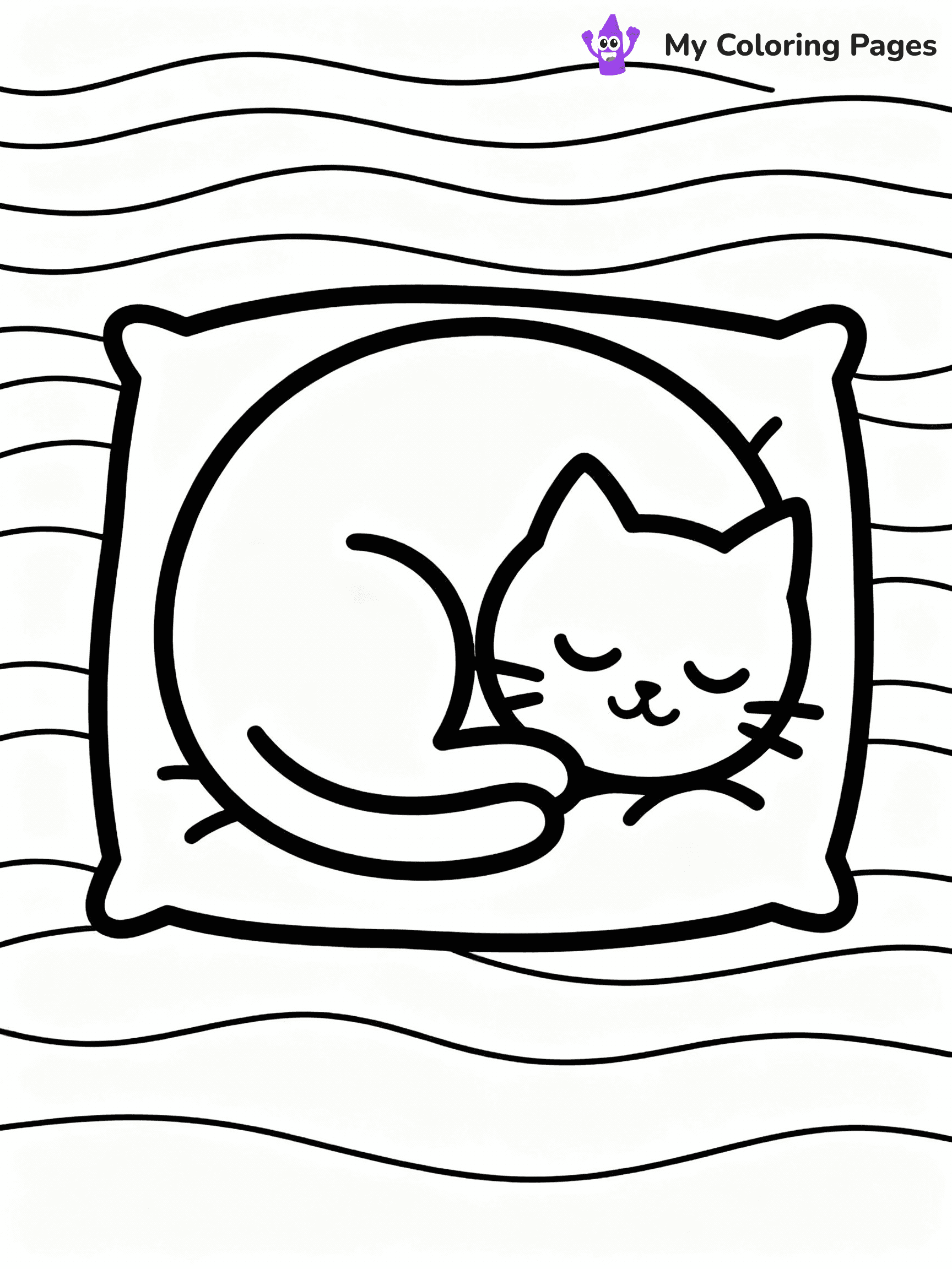 ⚠️ CRITICAL REQUIREMENT - ABSOLUTE BLACK AND WHITE ONLY ⚠️
This MUST be a BLACK AND WHITE line drawing ONLY. NO COLORS whatsoever.
- ONLY pure black lines (#000000) on pure white background (#FFFFFF)
- ABSOLUTELY NO colors, NO shading, NO gradients, NO grayscale
- If there are ANY colors in the output, the image is REJECTED
- This is a COLORING PAGE - meant to be COLORED IN by children
- The output must be UNCOLORED line art ready for coloring
⚠️ SUBJECT TO DRAW: Catnap cartoon
(REMEMBER: Output must be BLACK AND WHITE line art only, NOT colored!)
# COLORING PAGE: BLACK OUTLINES ONLY - WHITE BACKGROUND MANDATORY
Create a **coloring book page** using EXACTLY two values: black lines, white space.
## NON-NEGOTIABLE BINARY RULES
- **ONLY #000000 (black) and #FFFFFF (white)** - NO other values exist
- **EVERY PIXEL = BLACK OR WHITE** - no gray/shading/antialiasing
- **WHITE BACKGROUND MANDATORY** - entire canvas stays white
- **ALL SHAPES HOLLOW** - everything is empty outlines waiting to be colored
- **FORBIDDEN:** fills, shading, gradients, patterns, textures, colors
- **NO SOLID REGIONS** - if it's not a thin line, it's wrong
## Universal Line Standards
- Black outlines ONLY - thin, uniform weight
- Every shape completely empty inside
- Closed contours suitable for coloring
- Simple flat illustration - zero depth/3D/realism
- **Style:** Whimsical Doodle Art Alley - rounded, friendly outlines (unless specified)
## Everything = Outline Only
- Characters/animals: hollow shapes
- Objects/clothing: empty contours
- Backgrounds/scenery: line work only
- Natural elements: outlined forms
- Dark/night areas: don't exist (use outlined symbols)
- Textures/patterns: convert to simple lines
## The Test
Can a child color EVERY white space with crayons? If any area is pre-filled/shaded/gray or colored in, it FAILS. Every shape must be waiting to receive color.
**FINAL OUTPUT**: Binary coloring page. Black lines define shapes. White spaces ready for coloring. Nothing else exists. No exceptions. Print-ready.
⚠️ FINAL REMINDER: Draw the subject "Catnap cartoon" as BLACK AND WHITE line art. Zero colors in output.