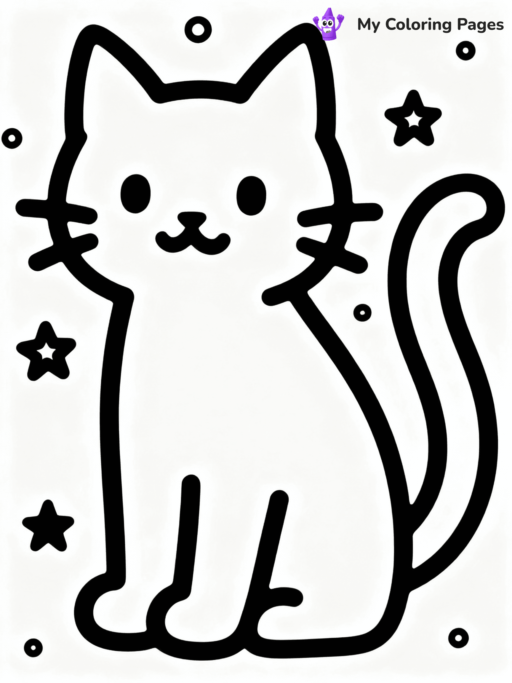 ⚠️ CRITICAL REQUIREMENT - ABSOLUTE BLACK AND WHITE ONLY ⚠️
This MUST be a BLACK AND WHITE line drawing ONLY. NO COLORS whatsoever.
- ONLY pure black lines (#000000) on pure white background (#FFFFFF)
- ABSOLUTELY NO colors, NO shading, NO gradients, NO grayscale
- If there are ANY colors in the output, the image is REJECTED
- This is a COLORING PAGE - meant to be COLORED IN by children
- The output must be UNCOLORED line art ready for coloring
⚠️ SUBJECT TO DRAW: Catnap from Electrolytes
(REMEMBER: Output must be BLACK AND WHITE line art only, NOT colored!)
# COLORING PAGE: BLACK OUTLINES ONLY - WHITE BACKGROUND MANDATORY
Create a **coloring book page** using EXACTLY two values: black lines, white space.
## NON-NEGOTIABLE BINARY RULES
- **ONLY #000000 (black) and #FFFFFF (white)** - NO other values exist
- **EVERY PIXEL = BLACK OR WHITE** - no gray/shading/antialiasing
- **WHITE BACKGROUND MANDATORY** - entire canvas stays white
- **ALL SHAPES HOLLOW** - everything is empty outlines waiting to be colored
- **FORBIDDEN:** fills, shading, gradients, patterns, textures, colors
- **NO SOLID REGIONS** - if it's not a thin line, it's wrong
## Universal Line Standards
- Black outlines ONLY - thin, uniform weight
- Every shape completely empty inside
- Closed contours suitable for coloring
- Simple flat illustration - zero depth/3D/realism
- **Style:** Whimsical Doodle Art Alley - rounded, friendly outlines (unless specified)
## Everything = Outline Only
- Characters/animals: hollow shapes
- Objects/clothing: empty contours
- Backgrounds/scenery: line work only
- Natural elements: outlined forms
- Dark/night areas: don't exist (use outlined symbols)
- Textures/patterns: convert to simple lines
## The Test
Can a child color EVERY white space with crayons? If any area is pre-filled/shaded/gray or colored in, it FAILS. Every shape must be waiting to receive color.
**FINAL OUTPUT**: Binary coloring page. Black lines define shapes. White spaces ready for coloring. Nothing else exists. No exceptions. Print-ready.
⚠️ FINAL REMINDER: Draw the subject "Catnap from Electrolytes" as BLACK AND WHITE line art. Zero colors in output.