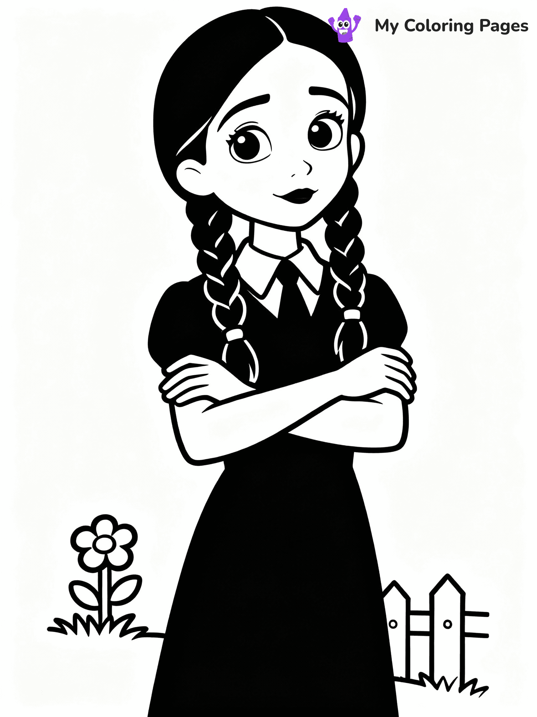 Wednesday Coloring Pages - 26