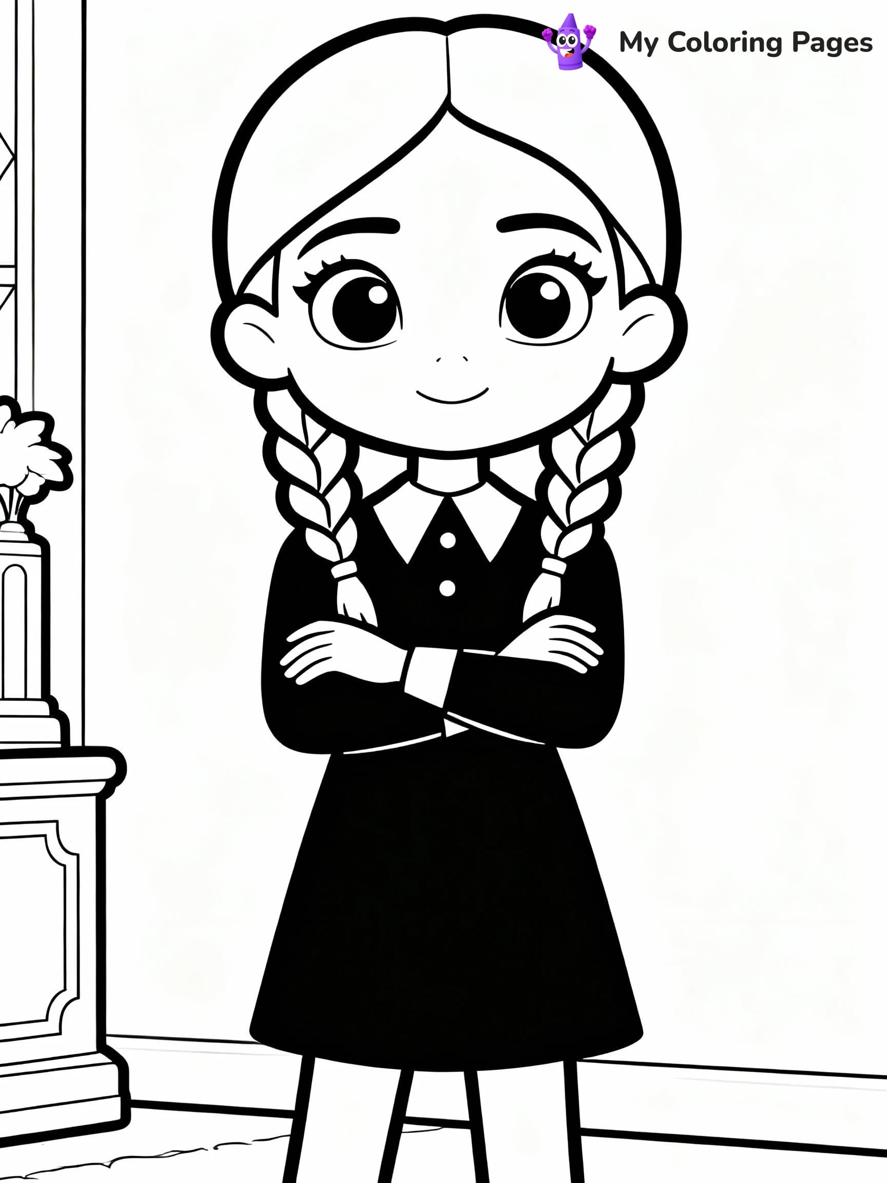 Wednesday Coloring Pages - 23