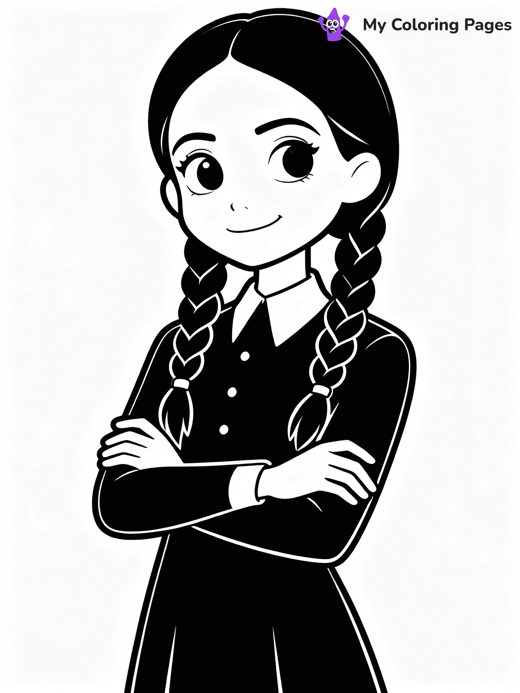 Wednesday Coloring Pages - 22