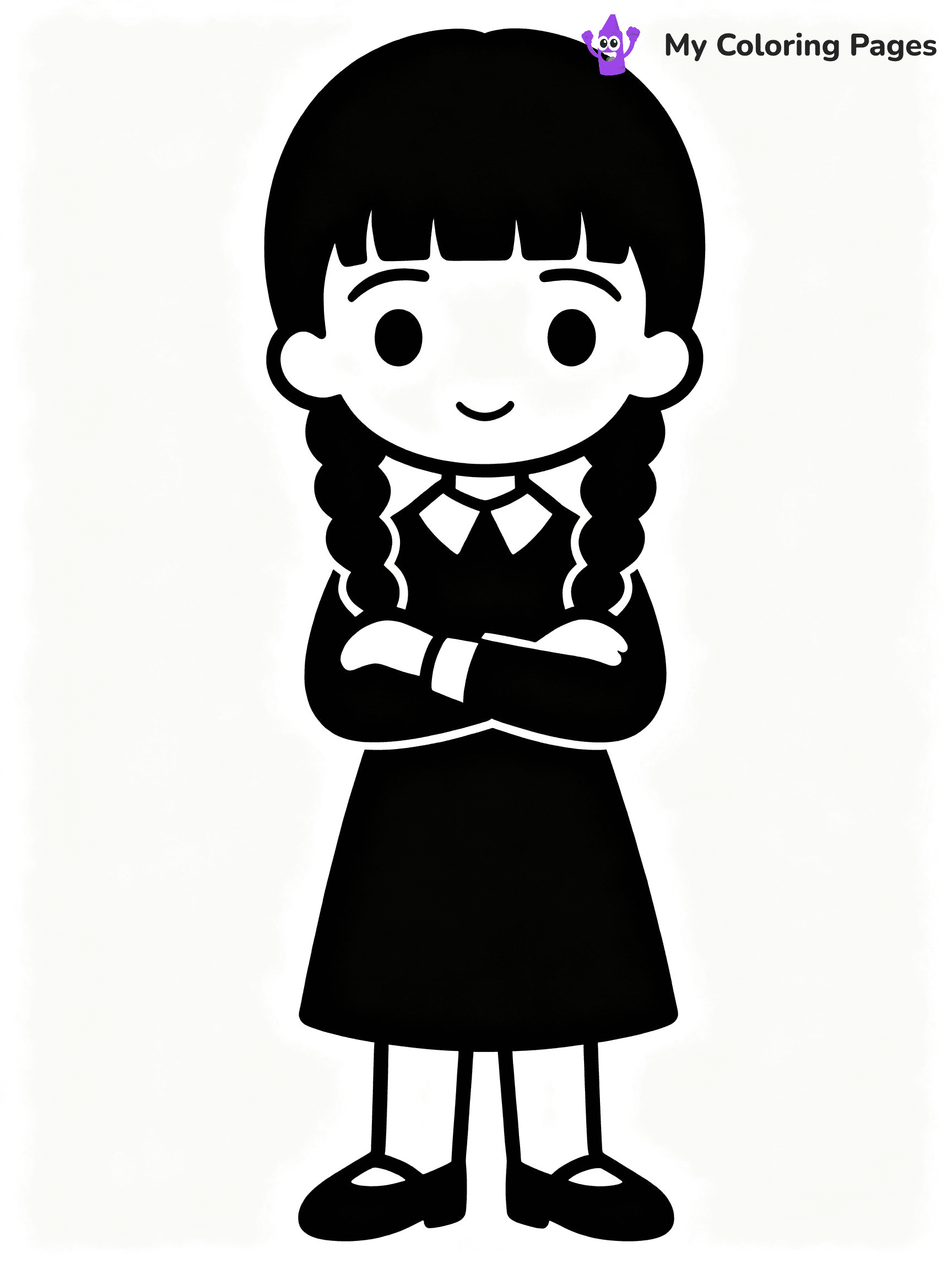 Wednesday Coloring Pages - 20