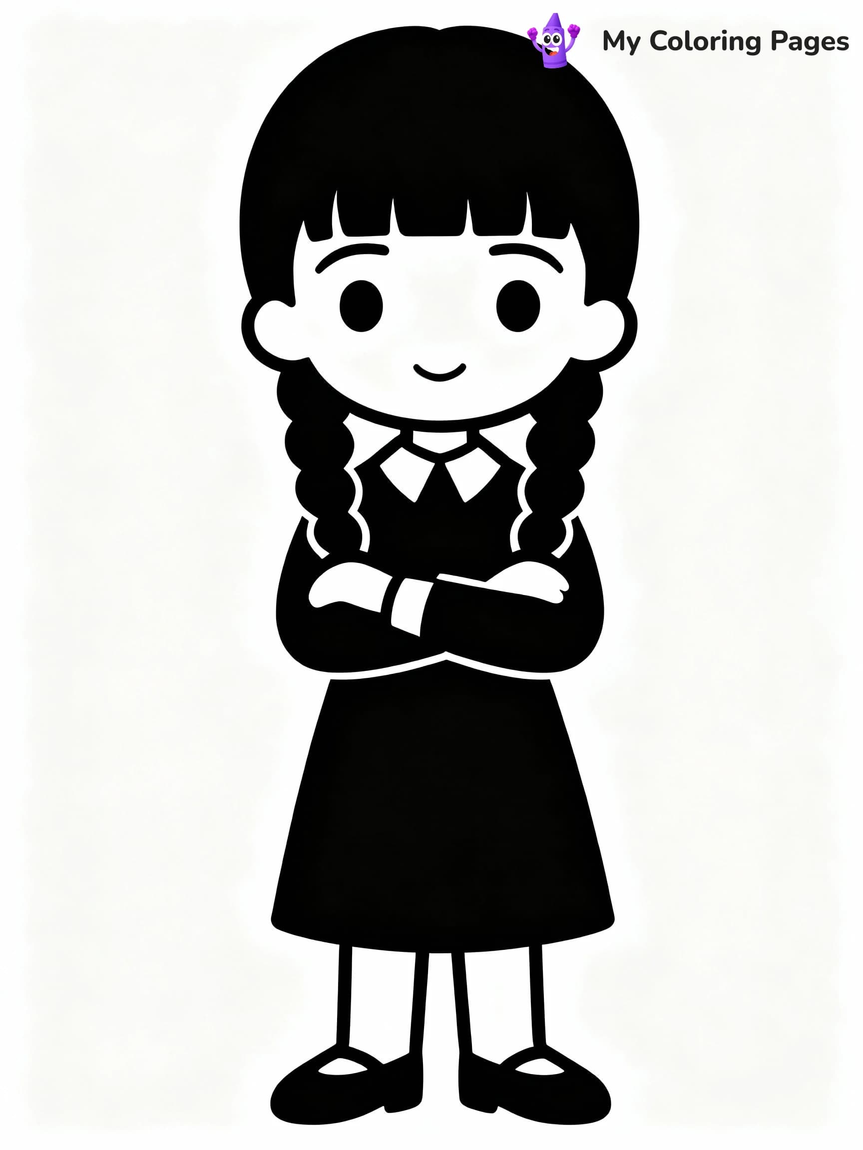 Wednesday Coloring Pages - 20