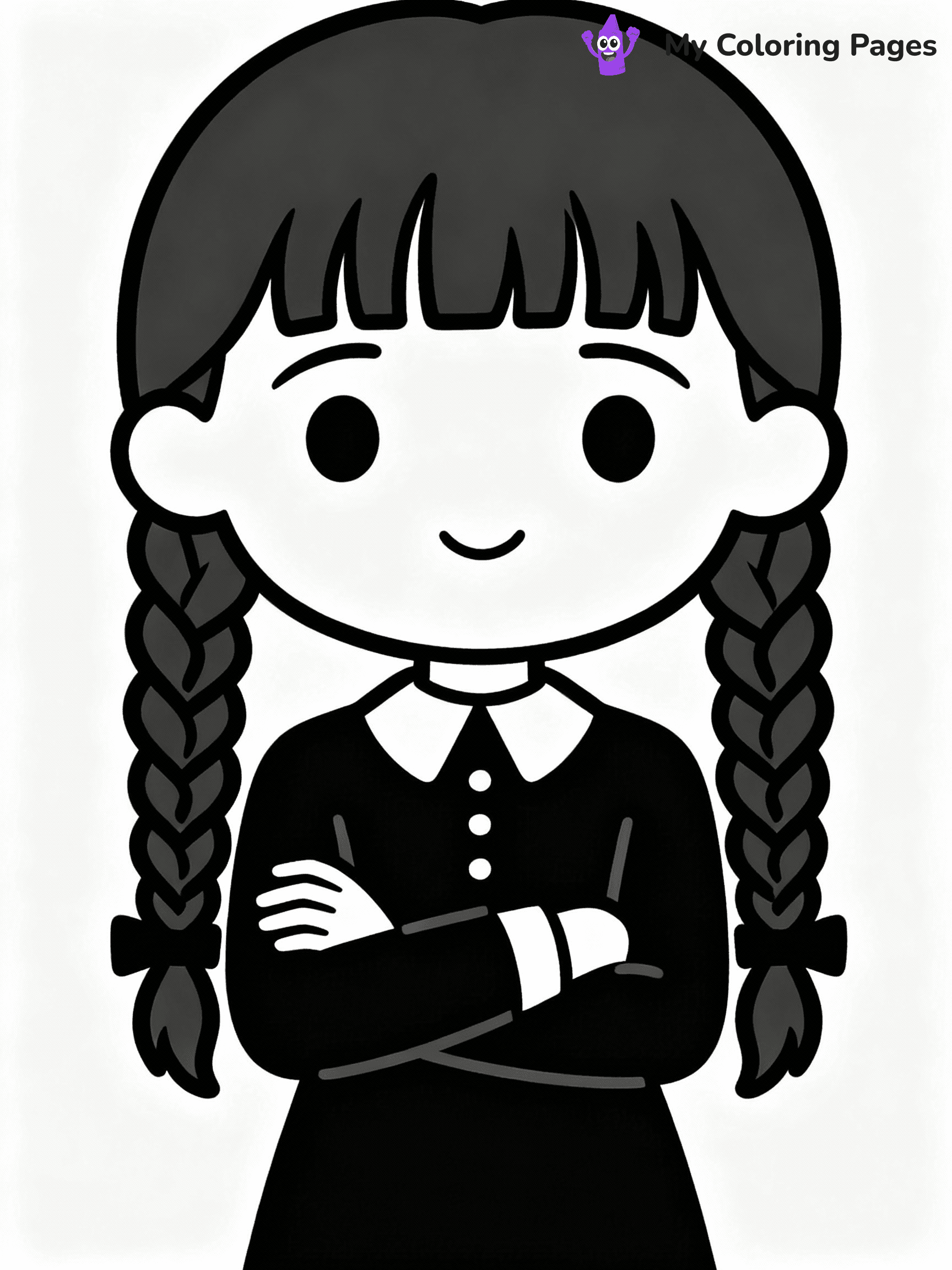 Wednesday Coloring Pages - 19