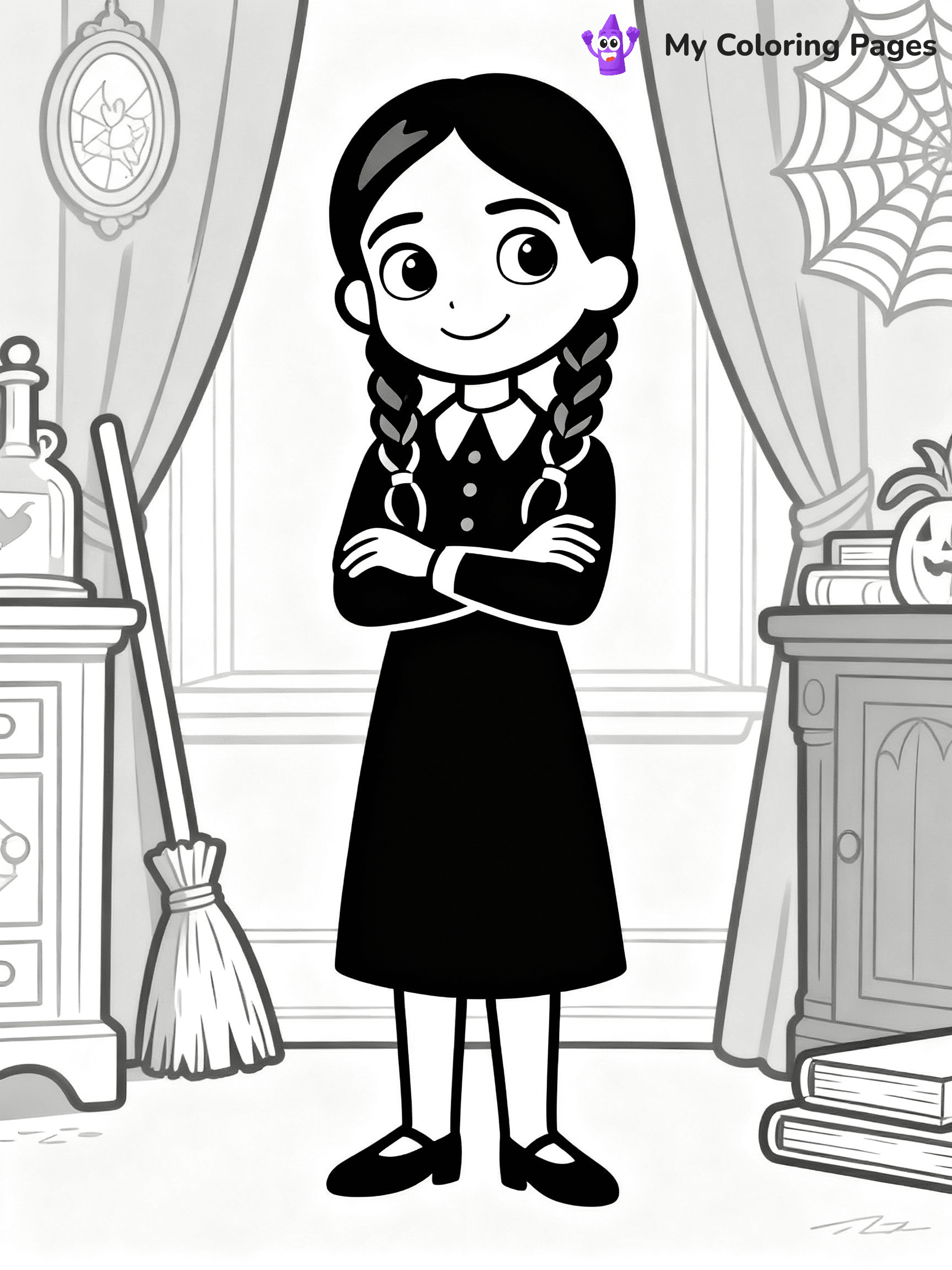 Wednesday Coloring Pages - 18