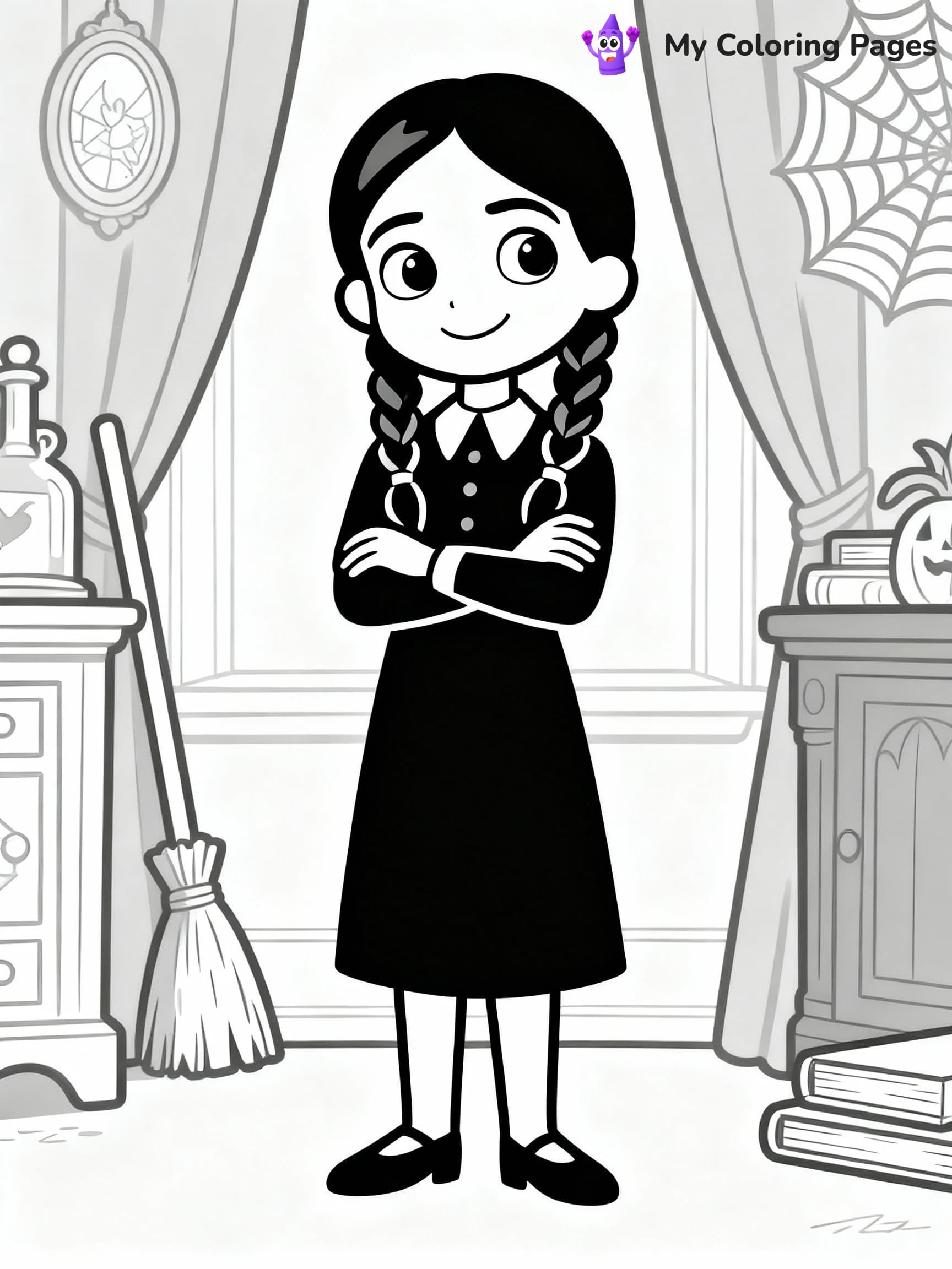 Wednesday Coloring Pages - 18