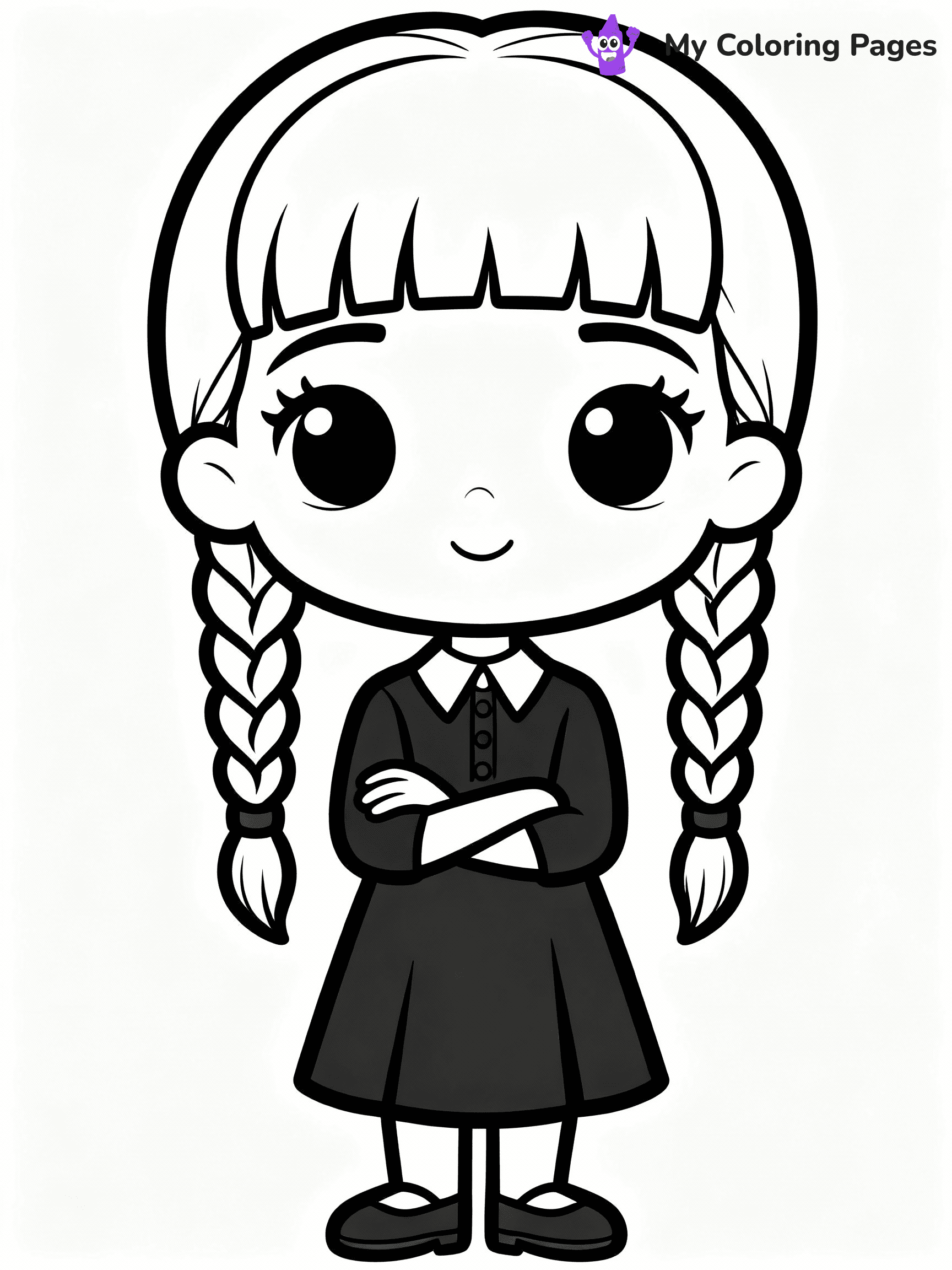 Wednesday Coloring Pages - 17