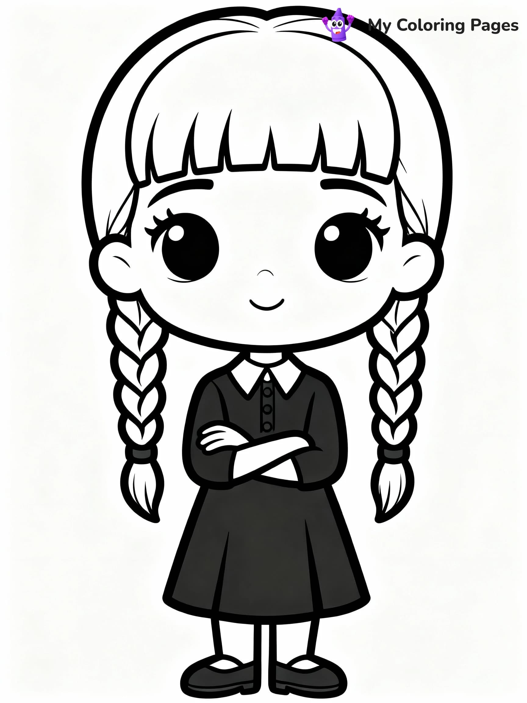 Wednesday Coloring Pages - 17