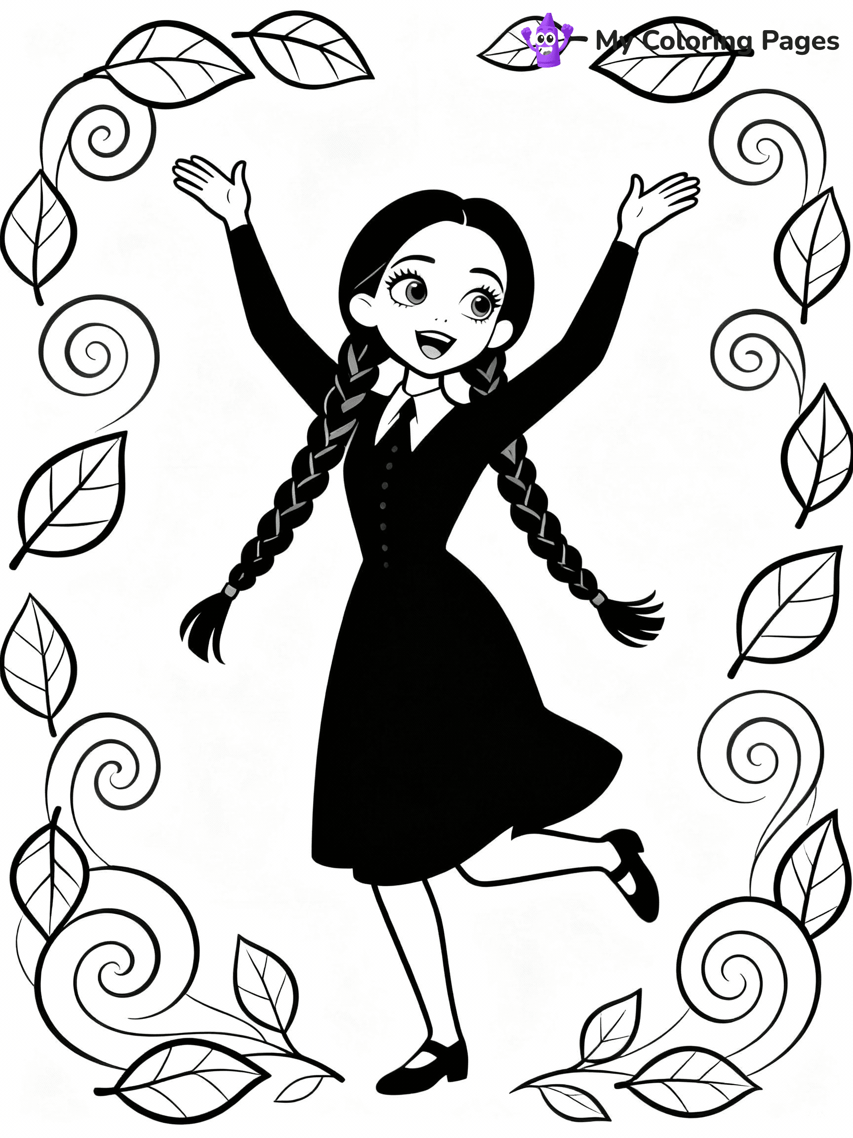 Wednesday Coloring Pages - 15