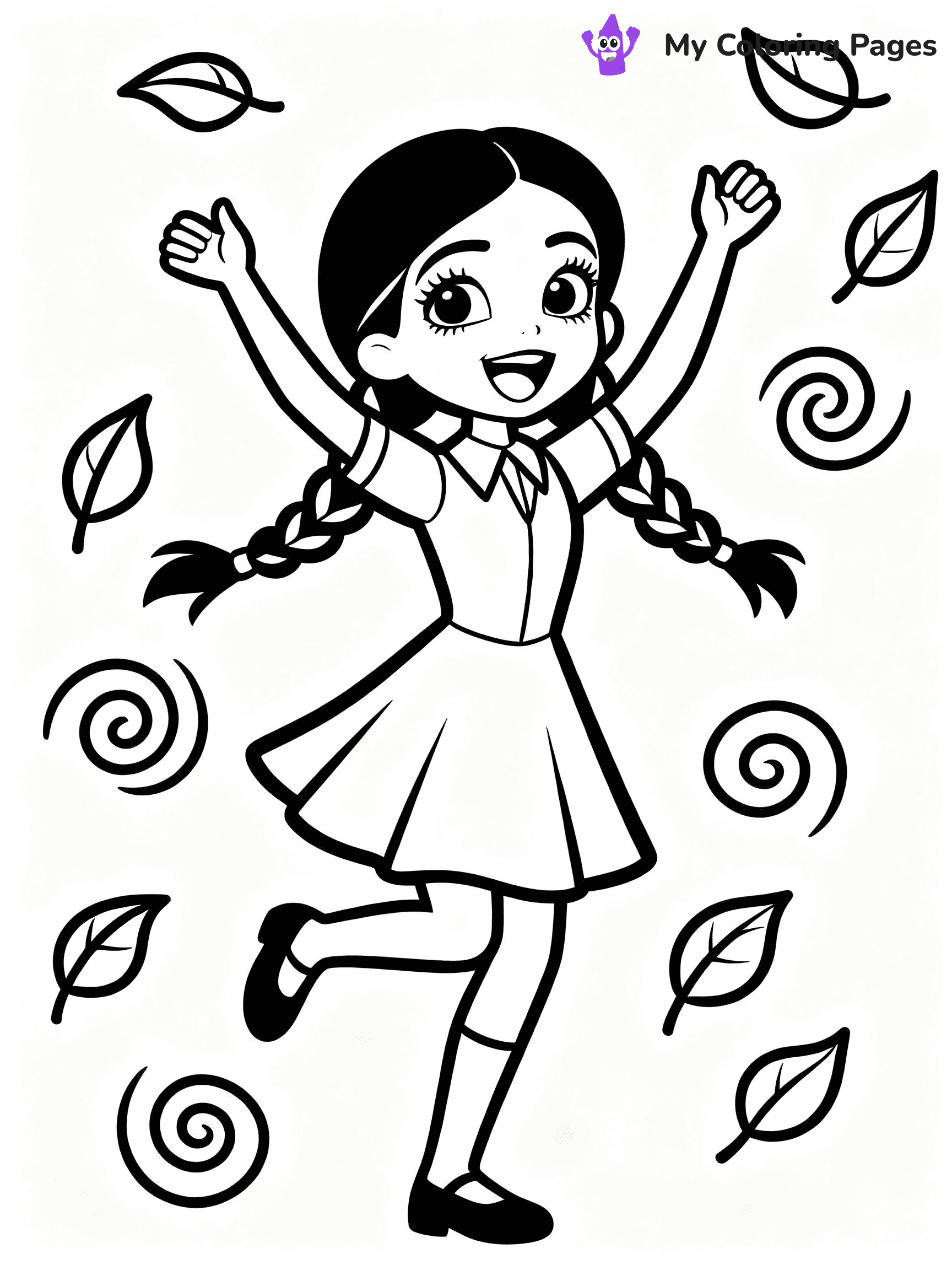 Wednesday Coloring Pages - 14
