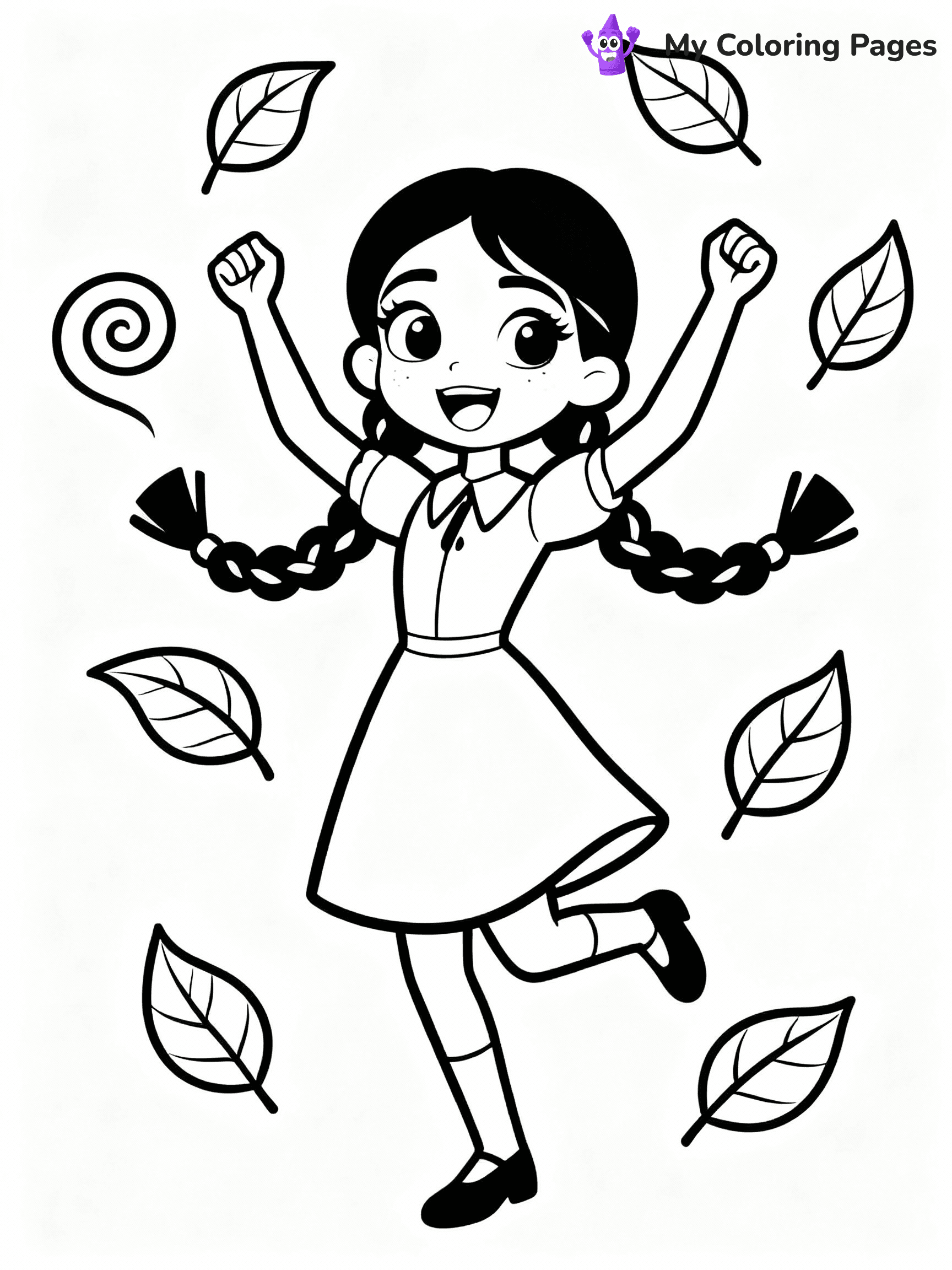 Wednesday Coloring Pages - 13