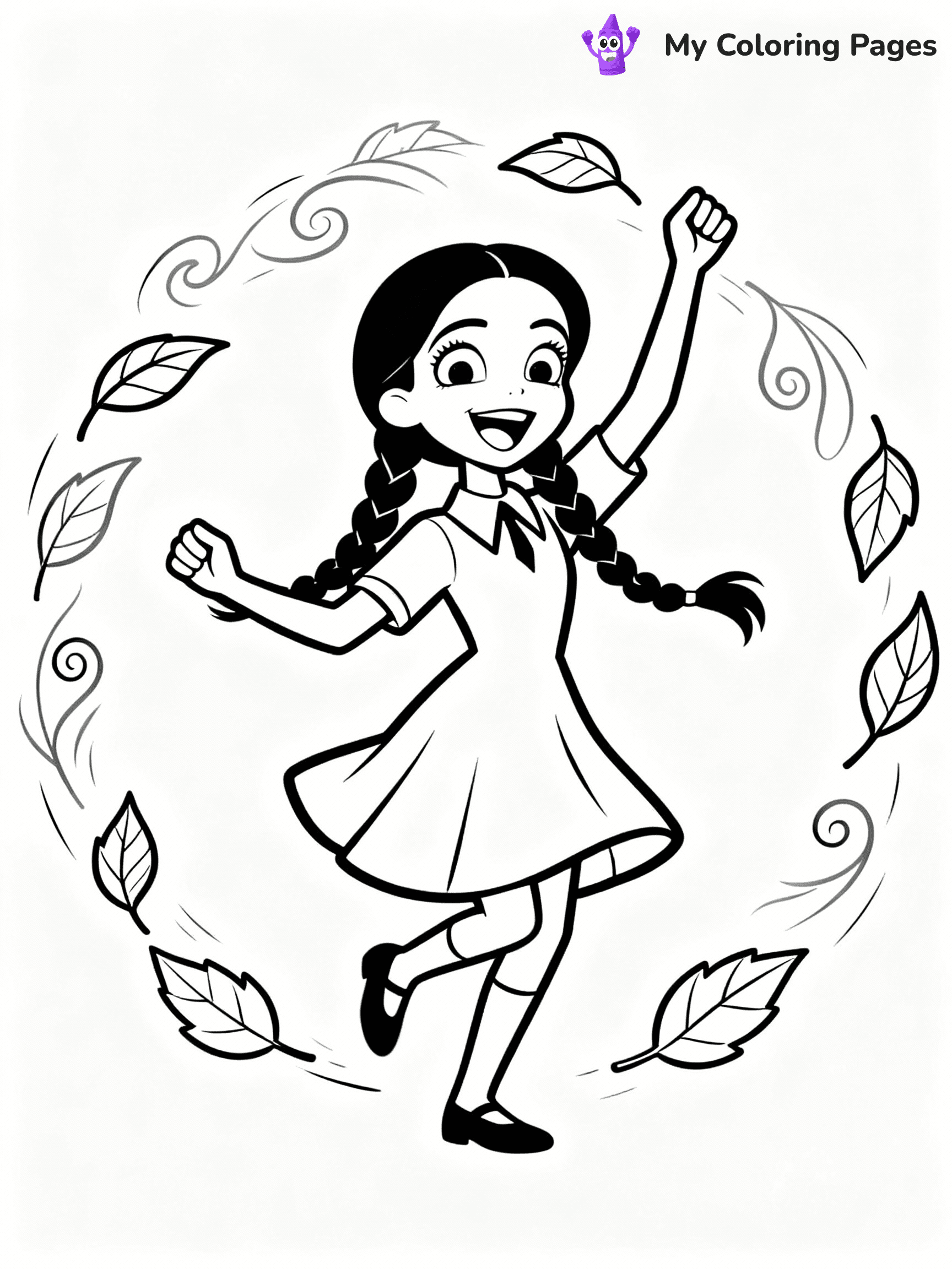 Wednesday Coloring Pages - 12