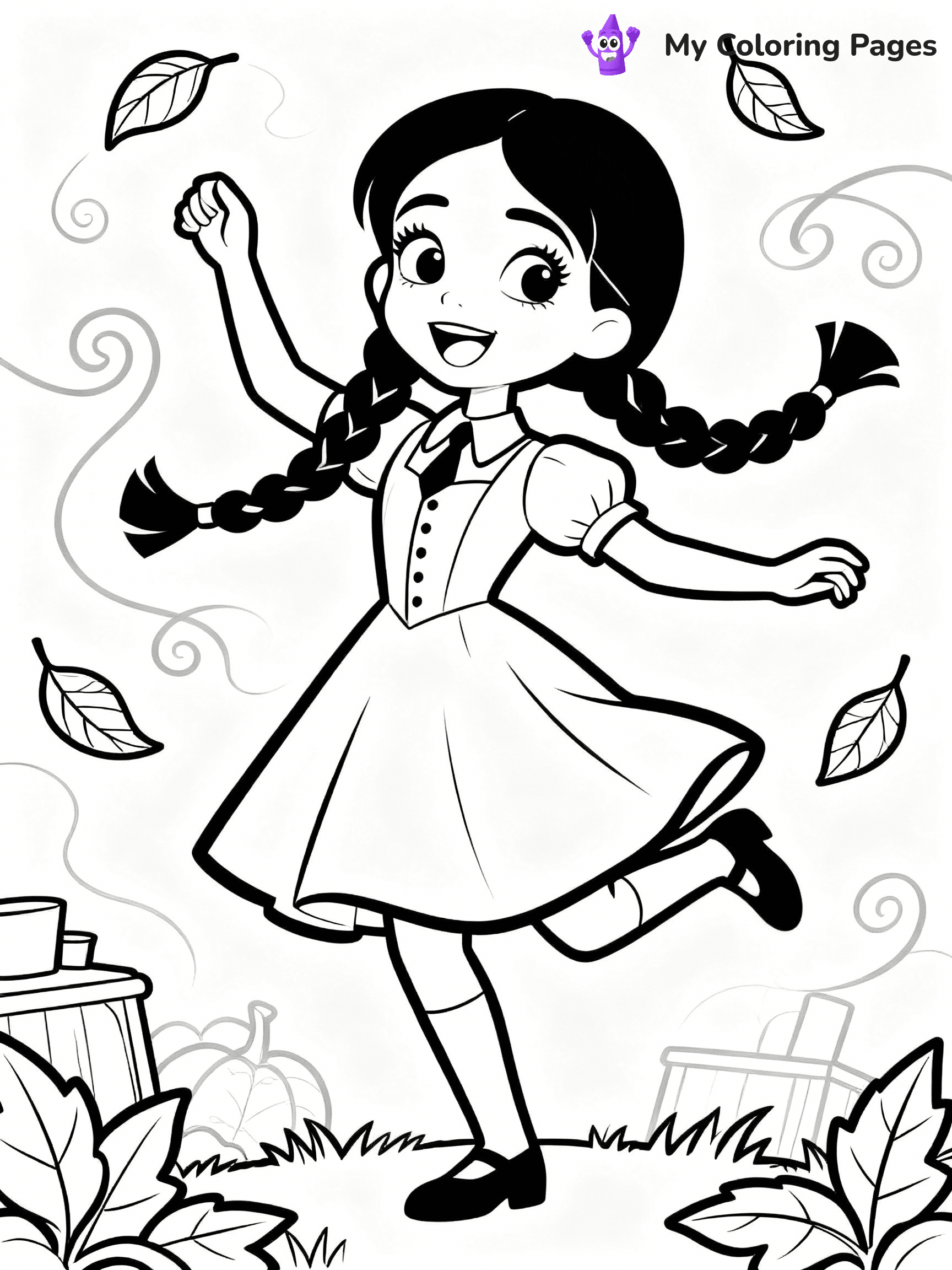 Wednesday Coloring Pages - 11