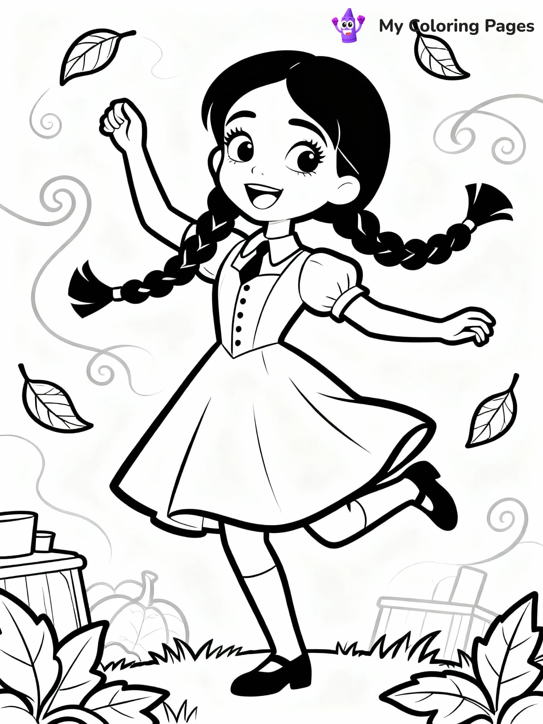 Wednesday Coloring Pages - 11