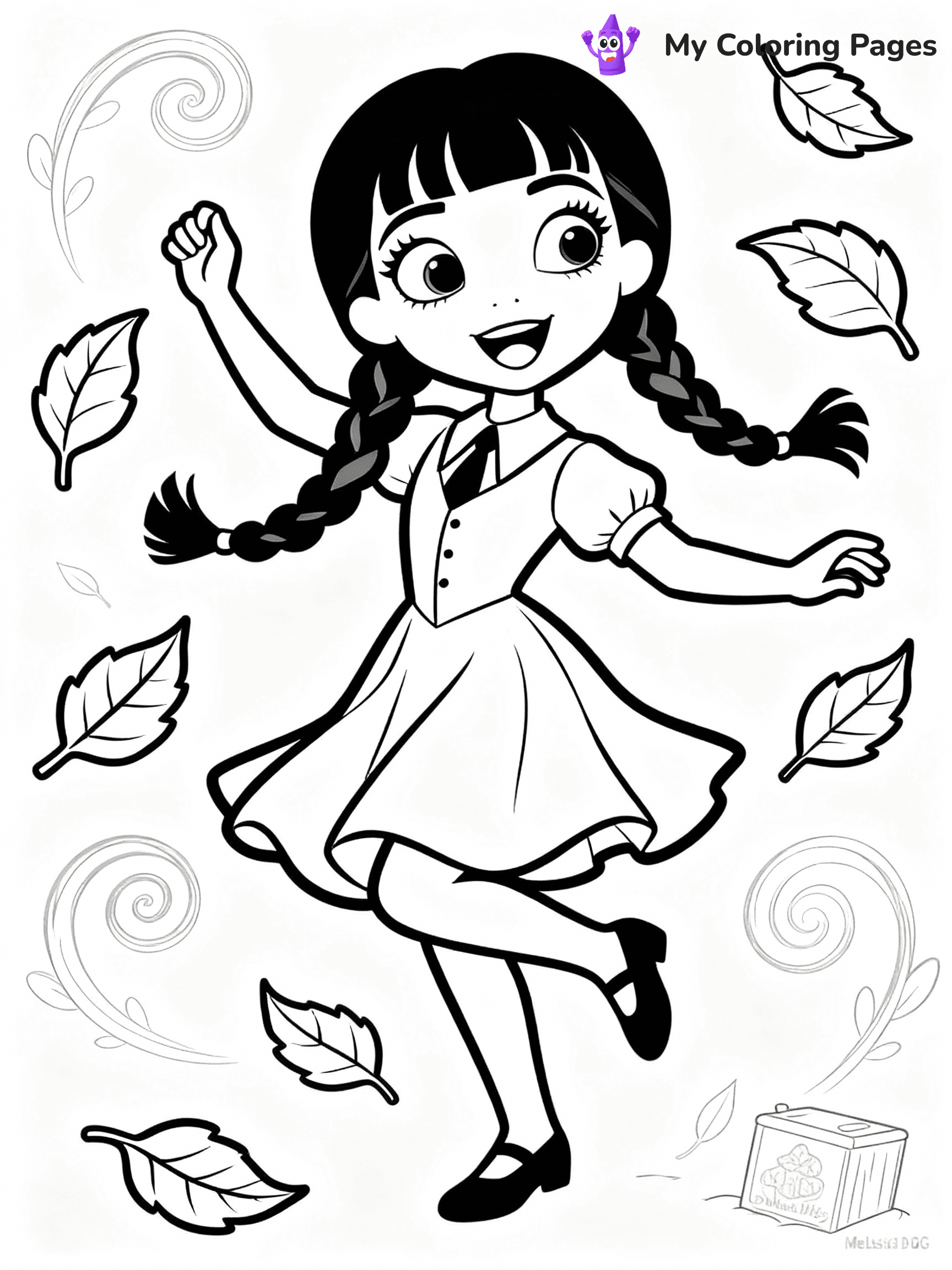 Wednesday Coloring Pages - 9