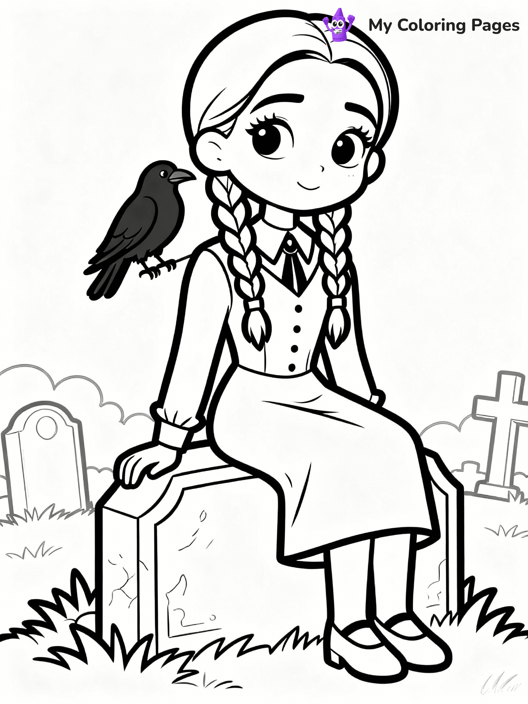 Wednesday Coloring Pages - 6