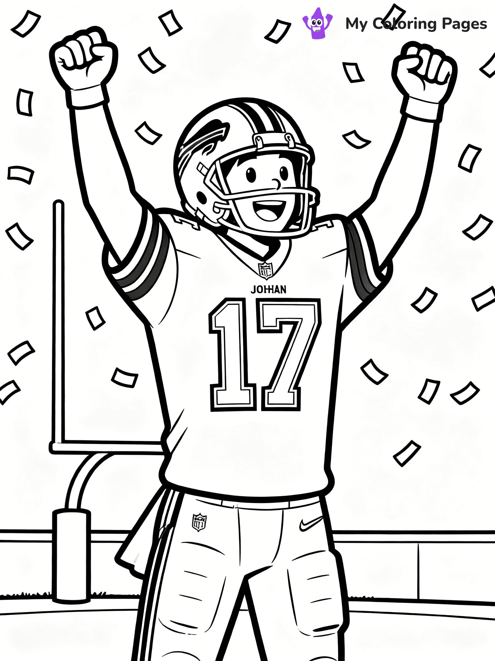 NFL Coloring Pages - 40