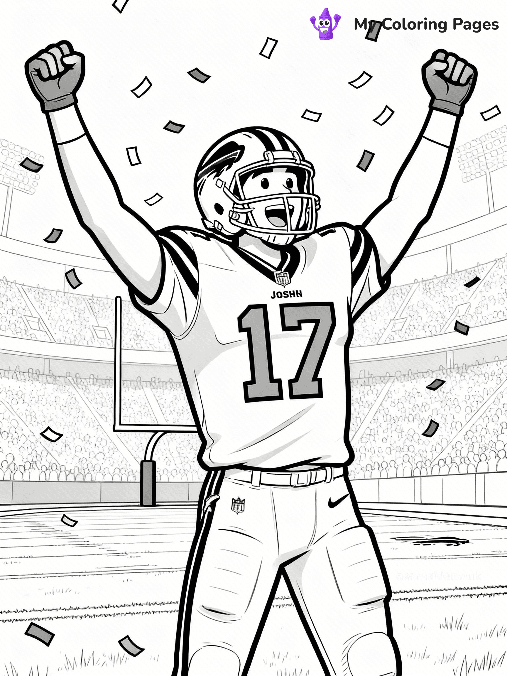 NFL Coloring Pages - 34