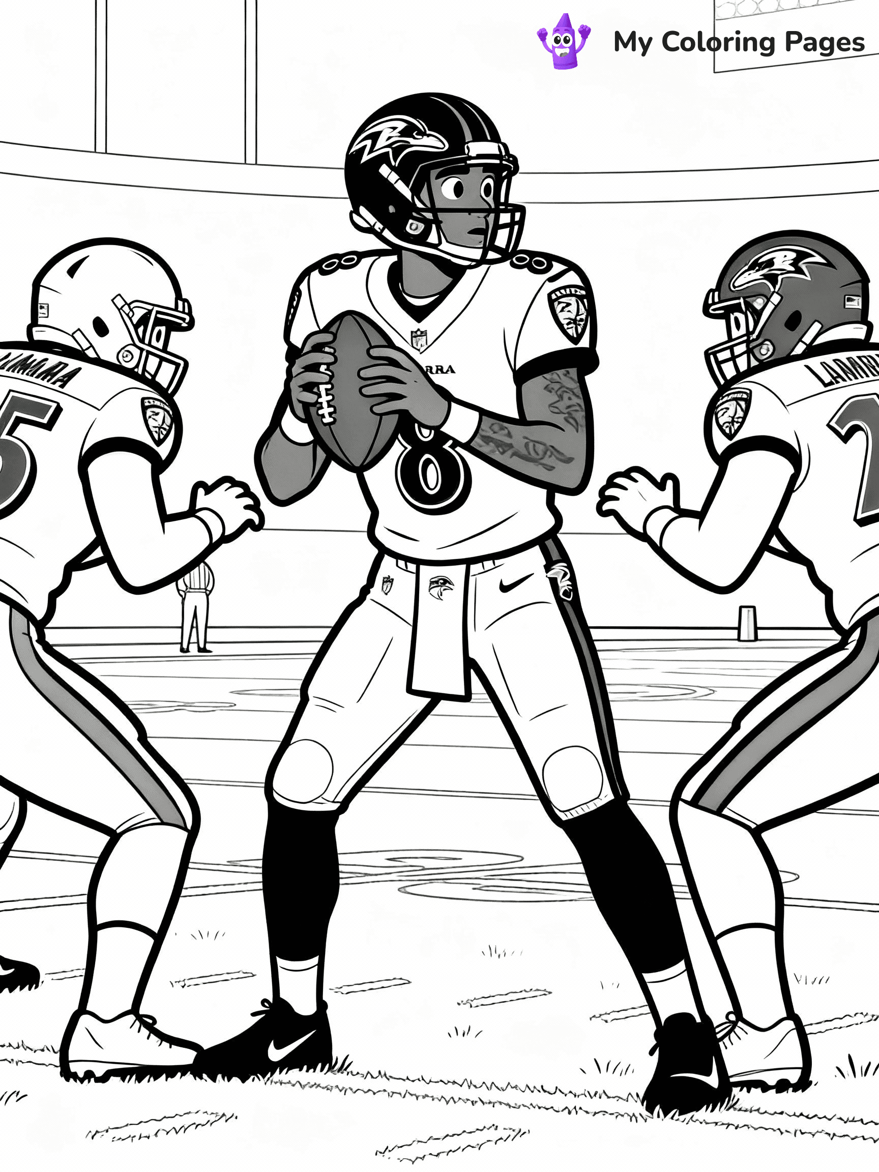 NFL Coloring Pages - 25